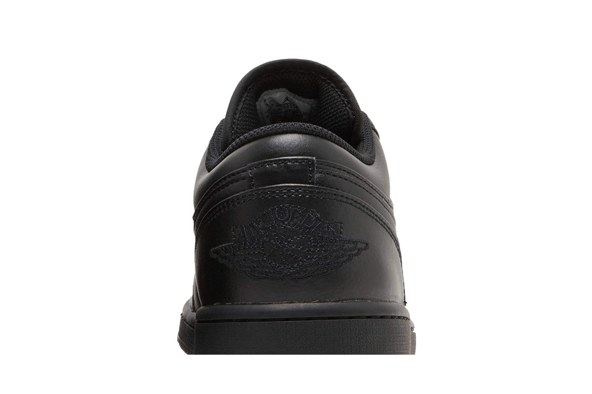 Air Jordan 1 Low Triple Black 2022 553558-093 Moroen - Image 7