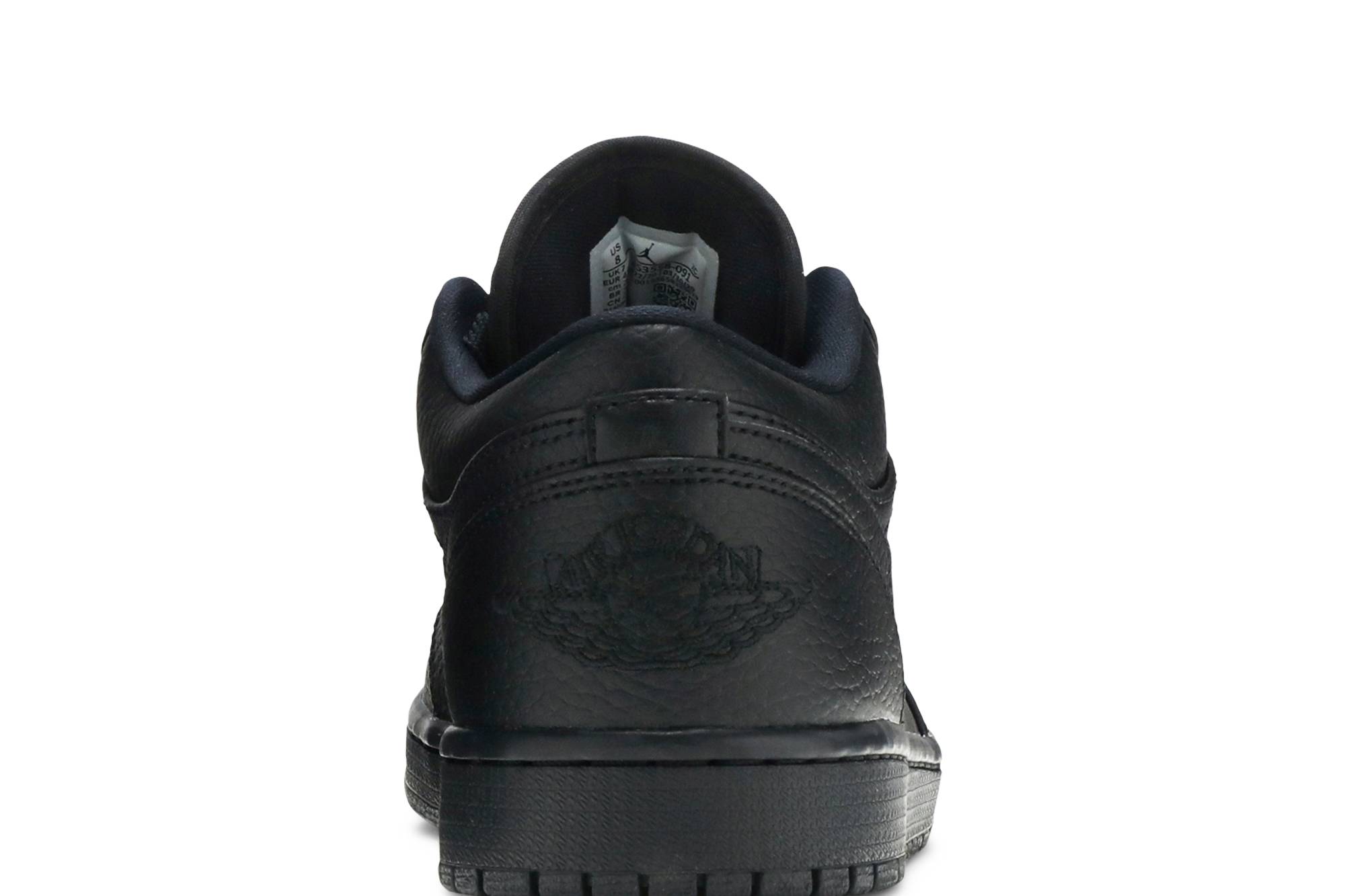 Air Jordan 1 Low Triple Black 553558-091 Moroen - Image 7