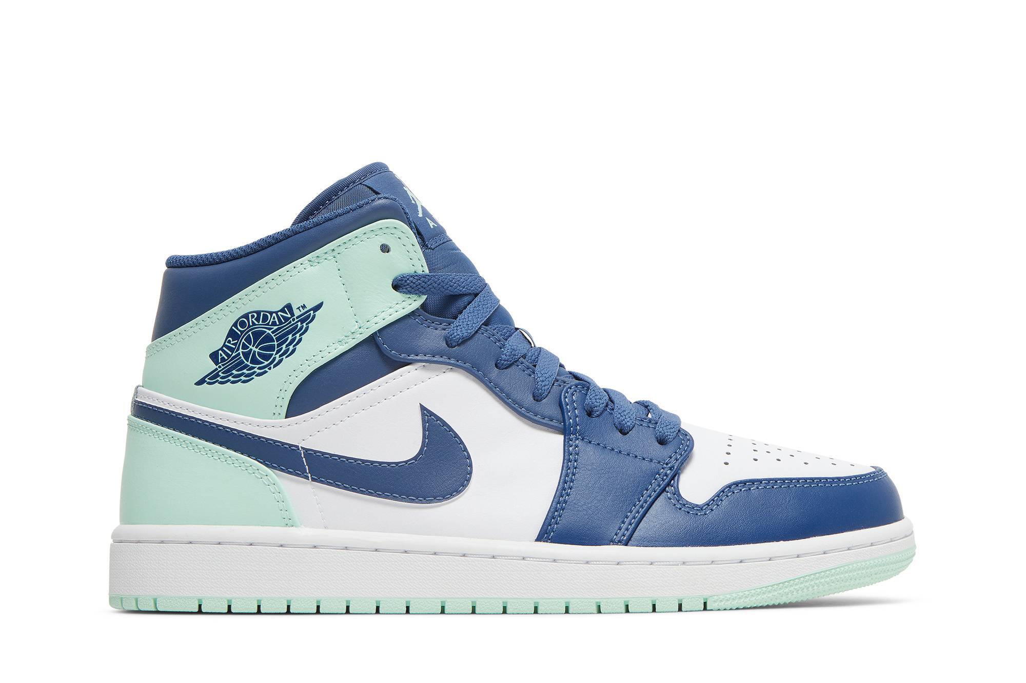 Air Jordan 1 Mid 'Blue Mint' 554724-413 Gloiber