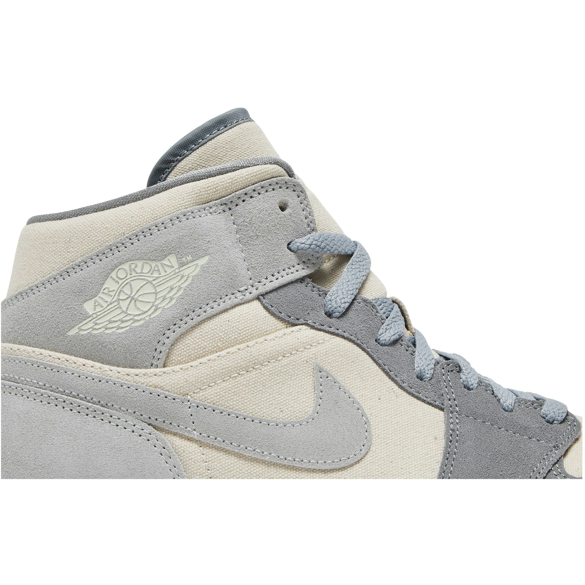 Air Jordan 1 Mid Coconut Milk Particle Grey DN4281-100 Moroen - Image 2