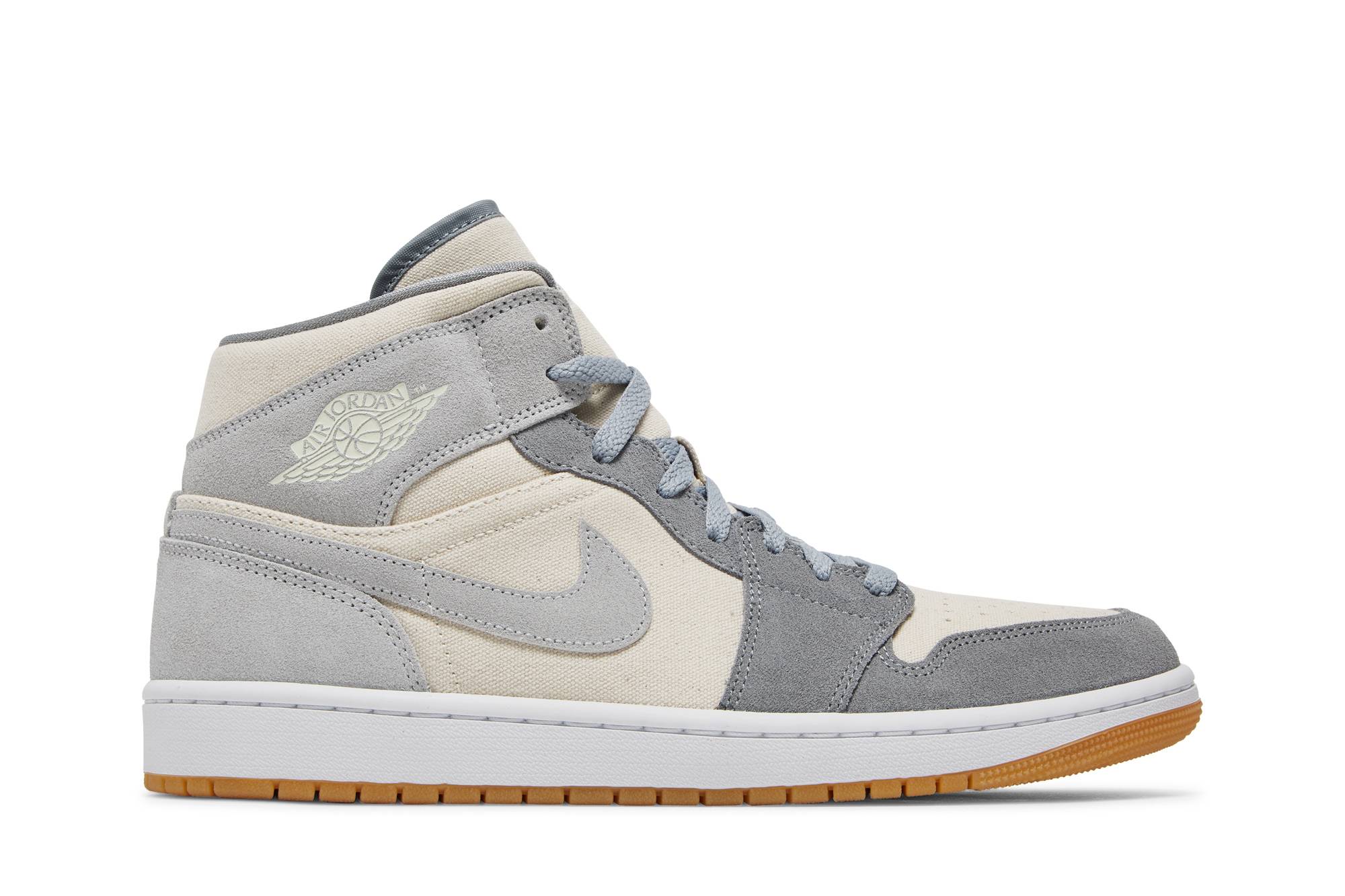Air Jordan 1 Mid Coconut Milk Particle Grey DN4281-100 Gloiber