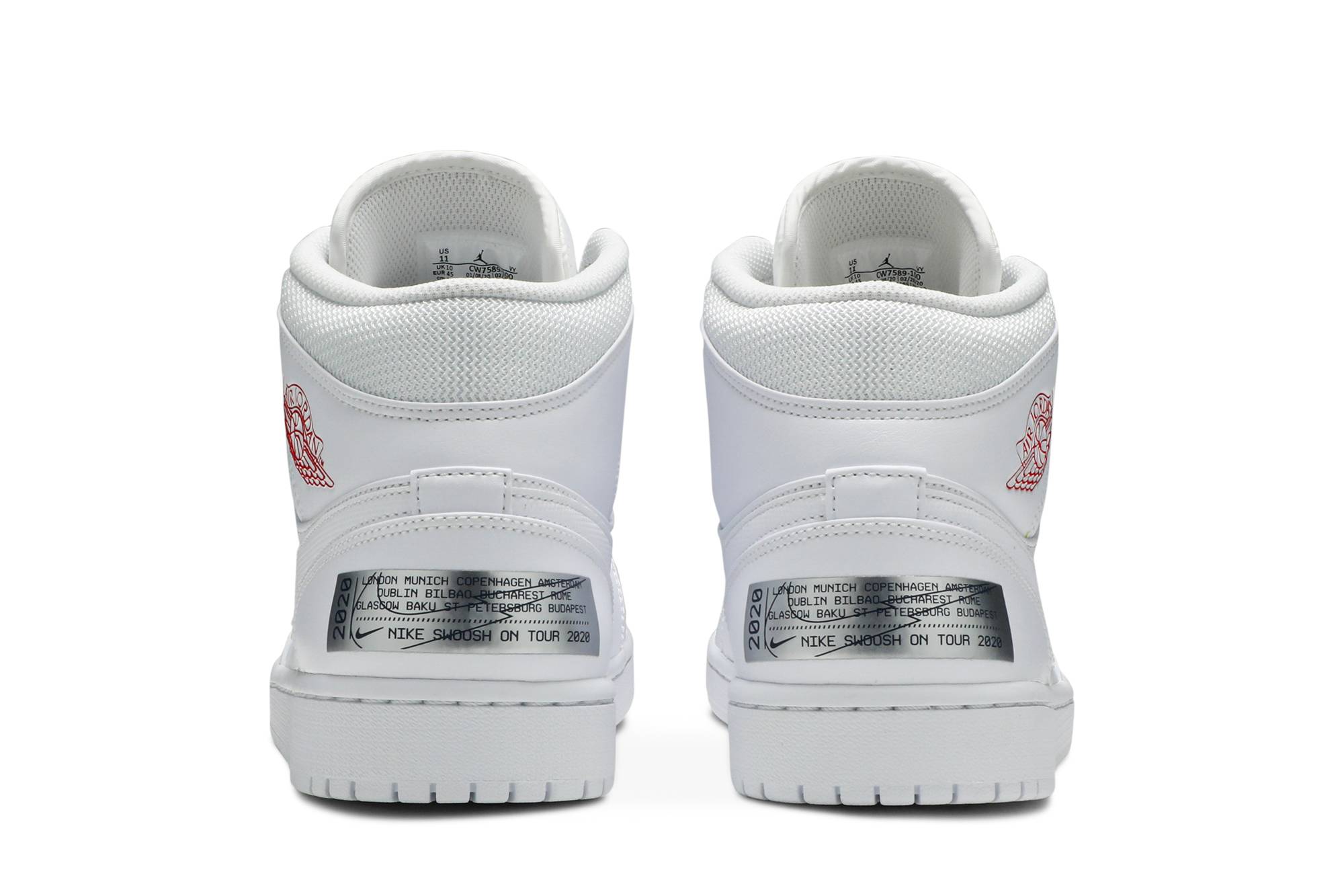 Air Jordan 1 Mid SE Euro Tour CW7589-100 Moroen - Image 6