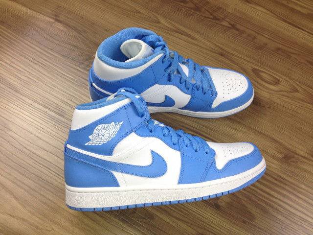 Air Jordan 1 Mid UNC 554724-106 Moroen - Image 4