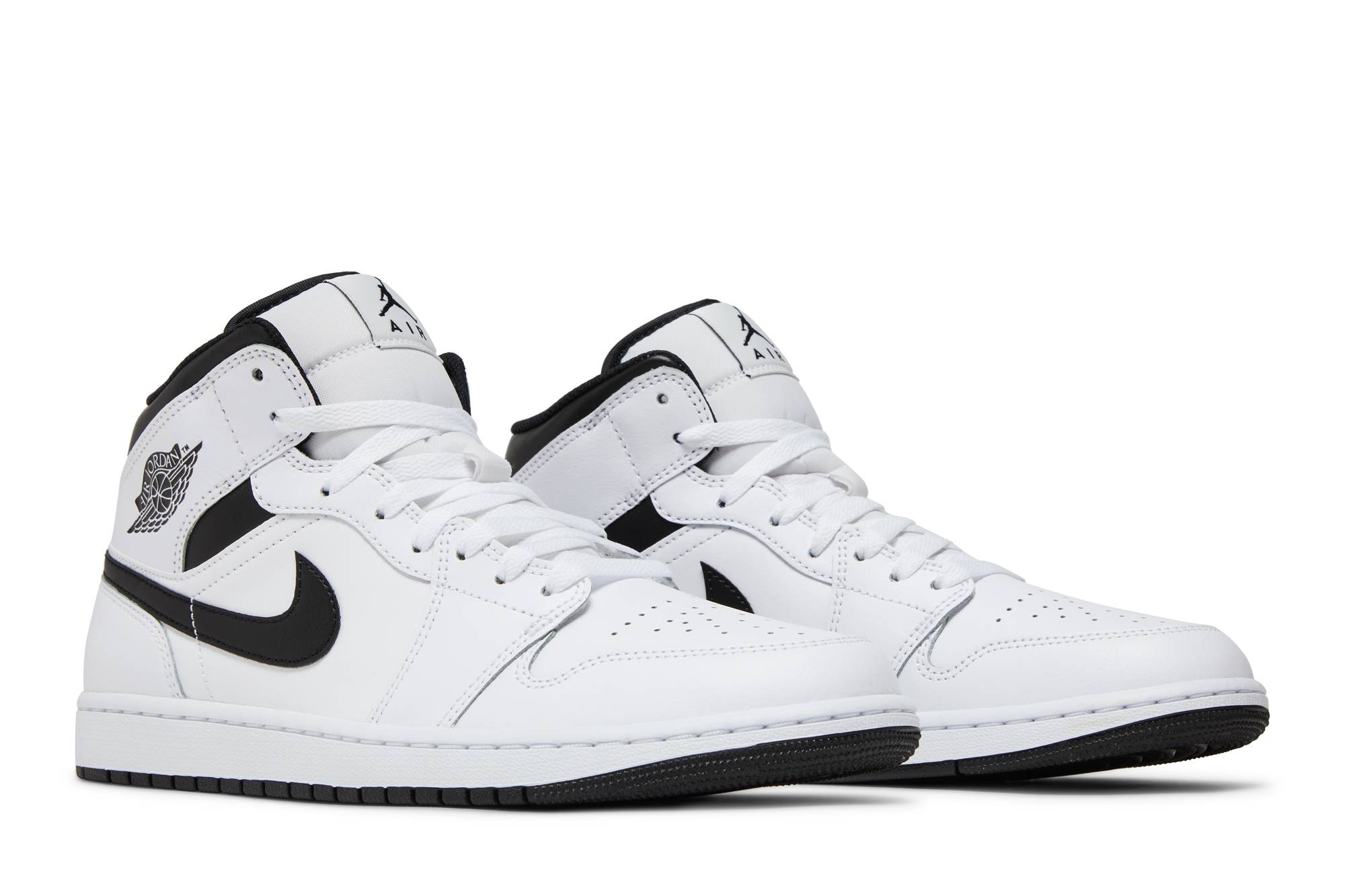 Air Jordan 1 Mid 'White Black' DQ8426-132 - Image 8