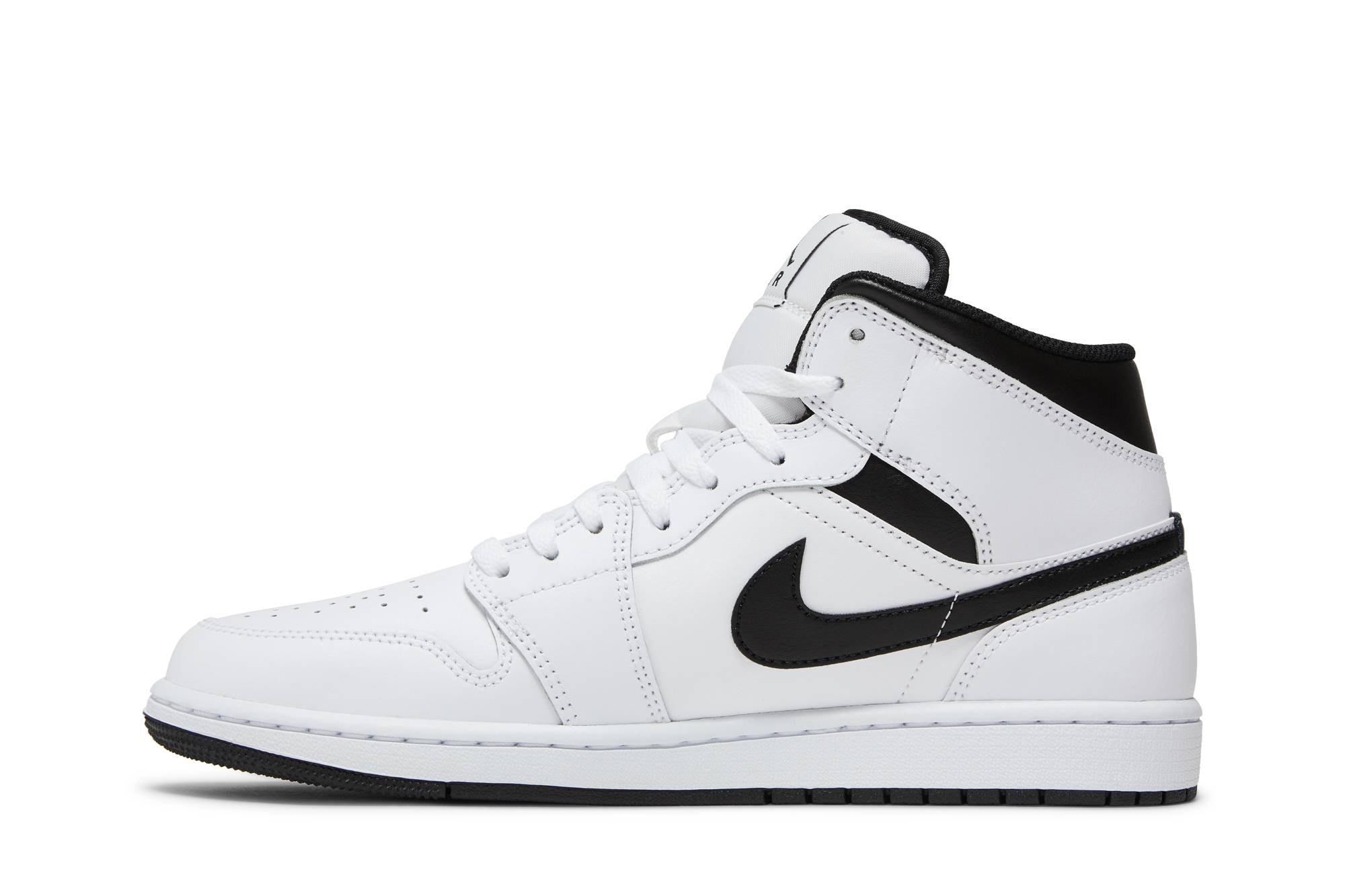 Air Jordan 1 Mid 'White Black' DQ8426-132 - Image 3