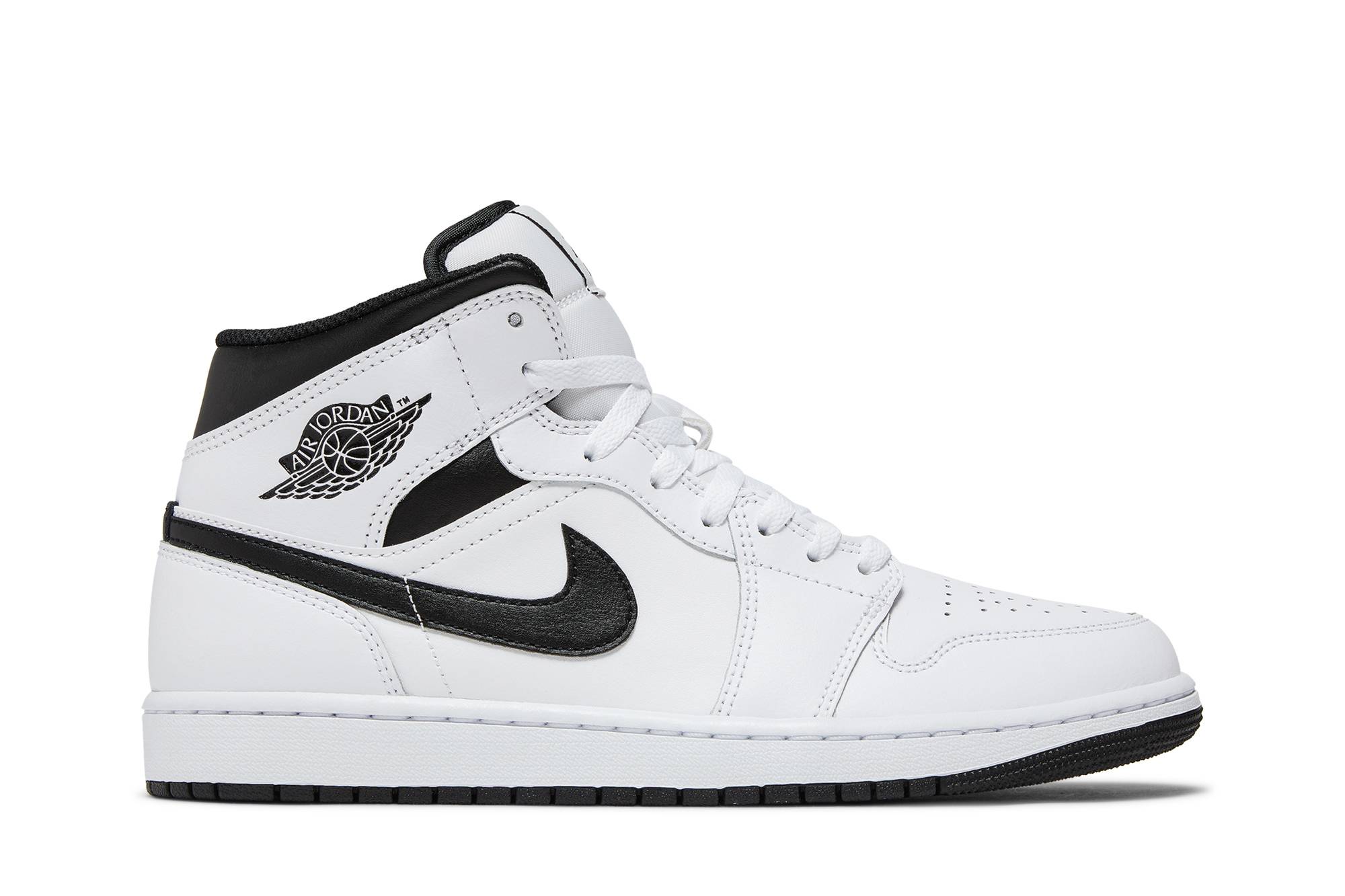 Air Jordan 1 Mid 'White Black' DQ8426-132 Gloiber