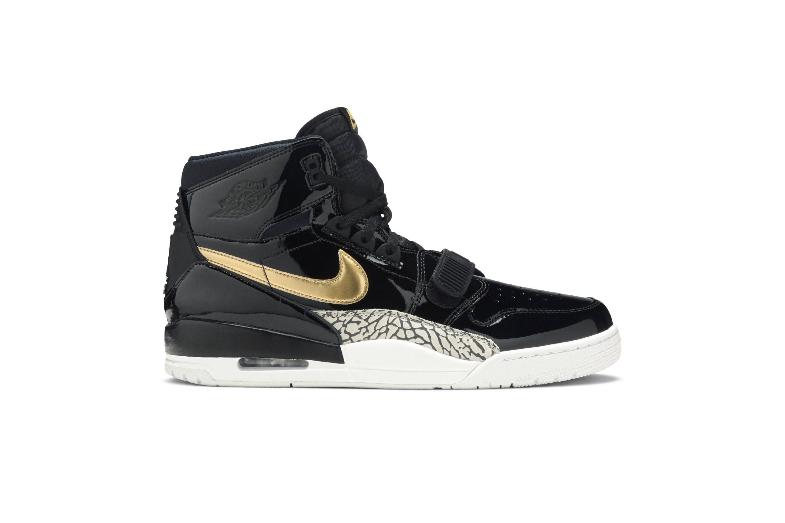 Air Jordan Legacy 312 Black Gold Patent AV3922-007 Simpleartly Store