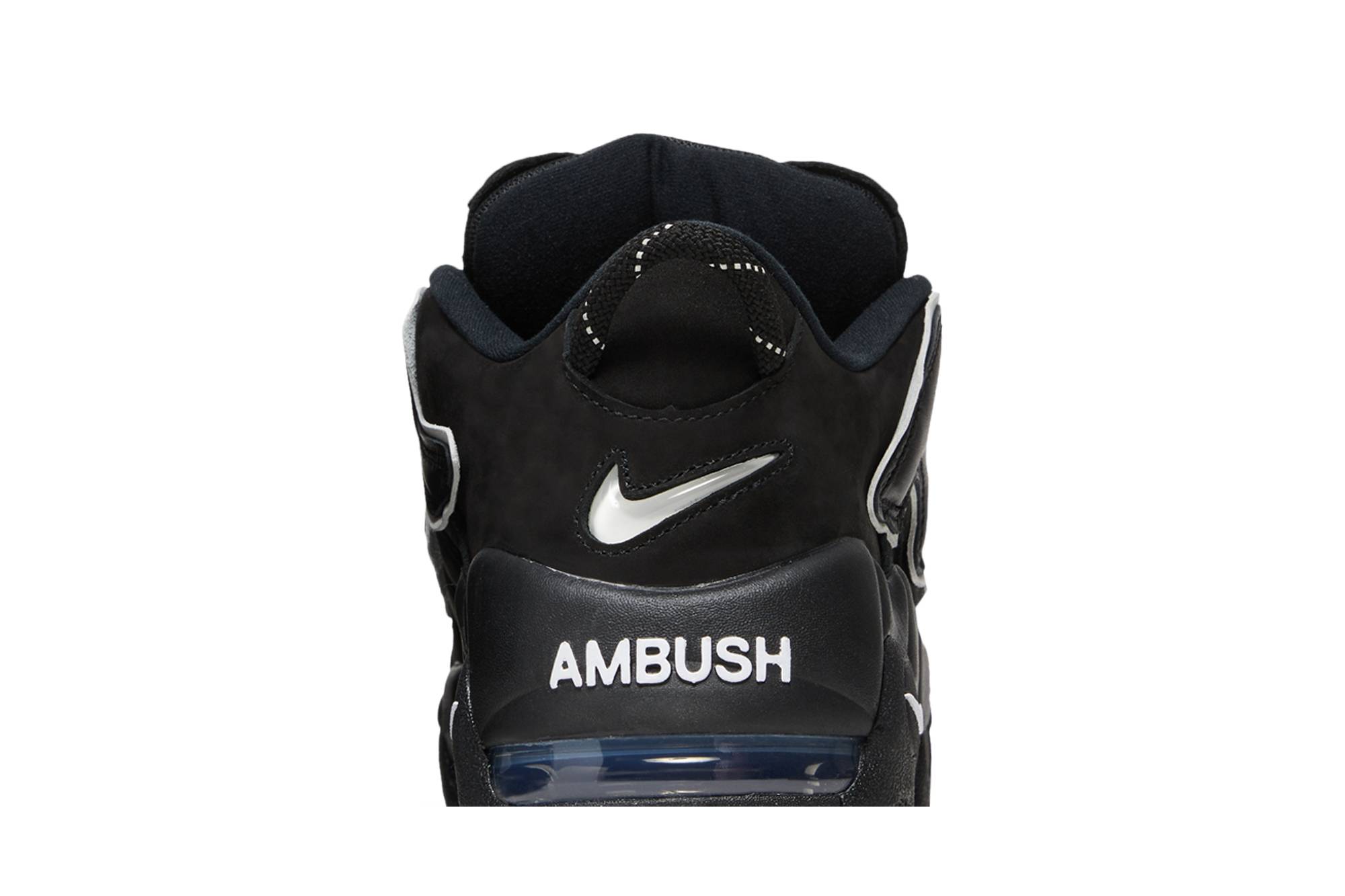 AMBUSH x Nike Air More Uptempo Low 'Black' FB1299-001 - Image 7