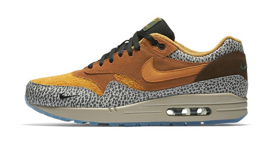 atmos x Nike Air Max 1 Safari 2016 665873-200 Moroen - Image 7