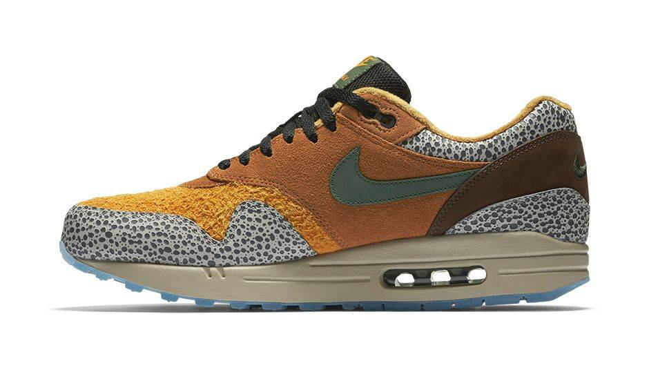 atmos x Nike Air Max 1 Safari 2016 665873-200 Moroen - Image 6