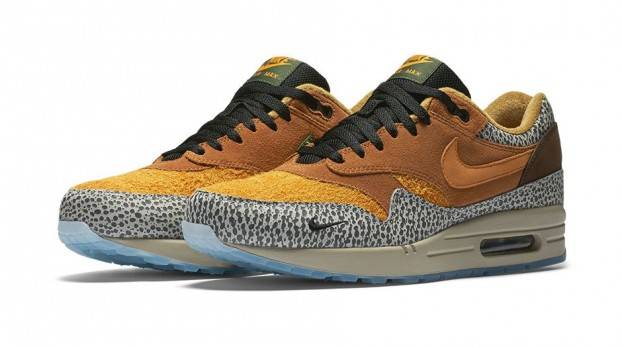 atmos x Nike Air Max 1 Safari 2016 665873-200 Moroen - Image 5