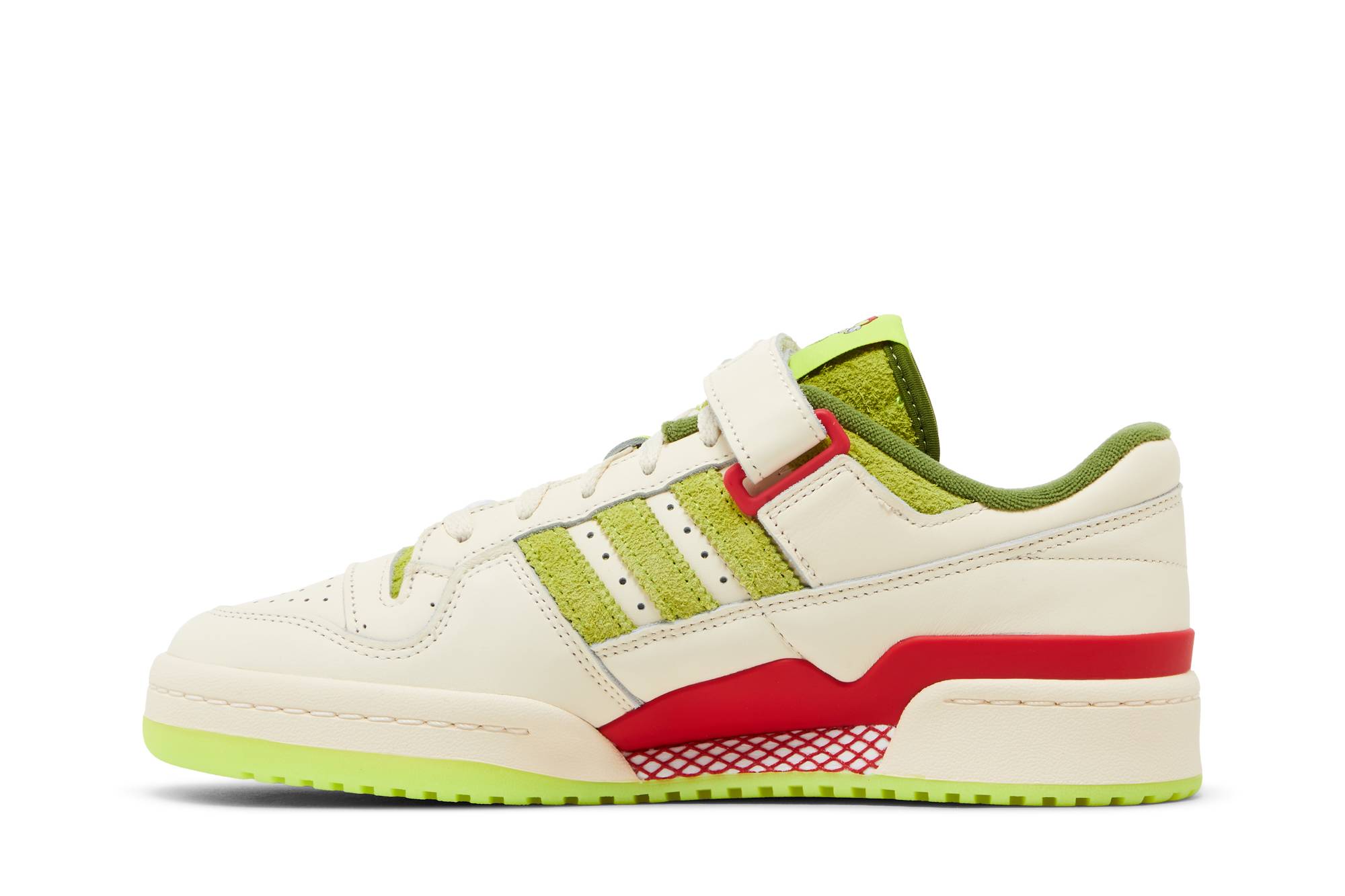 Dr. Seuss x adidas Forum Low 'The Grinch - Cream White' ID3512 - Image 3