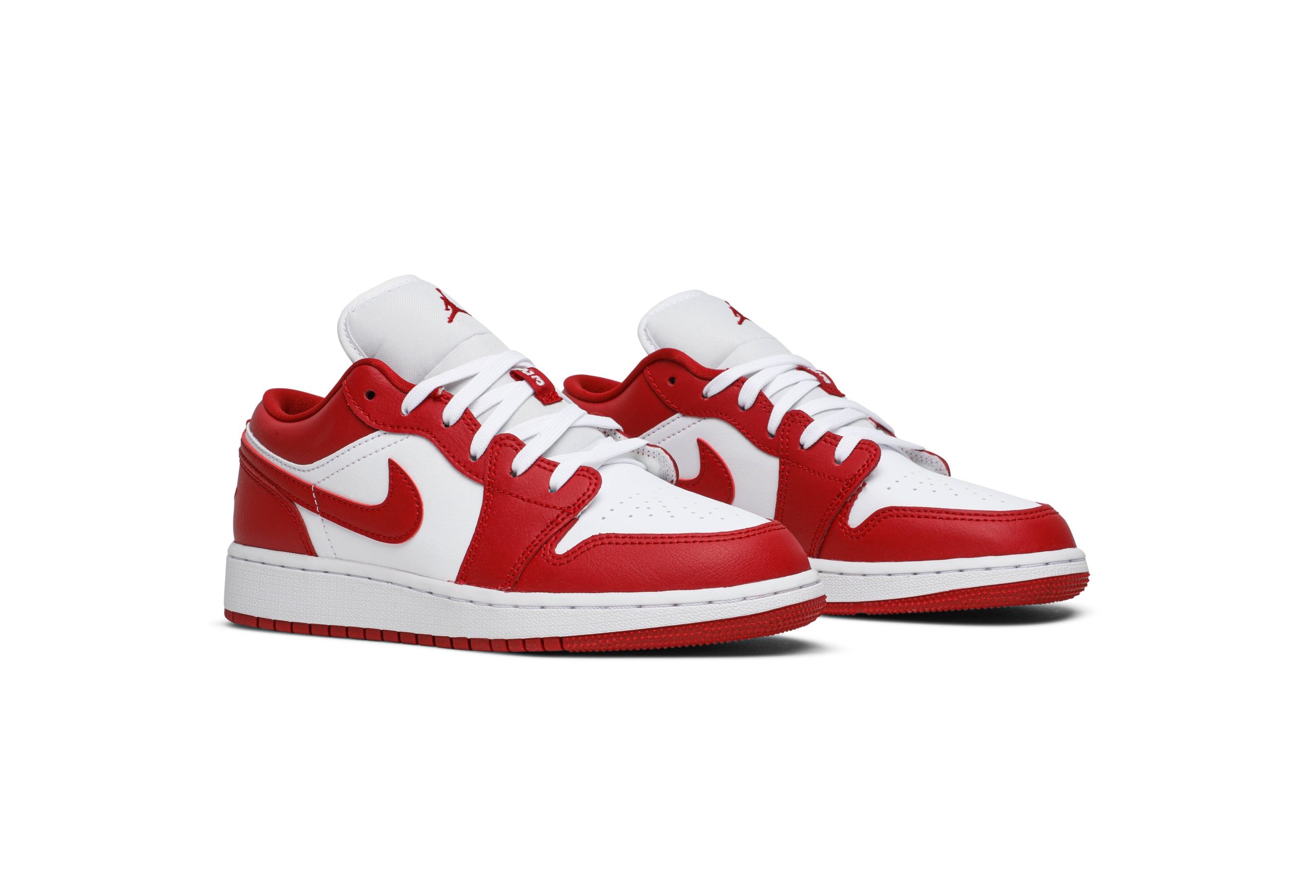 (Grade School) Air Jordan 1 Low Gym Red 553560-611 Moroen - Image 8