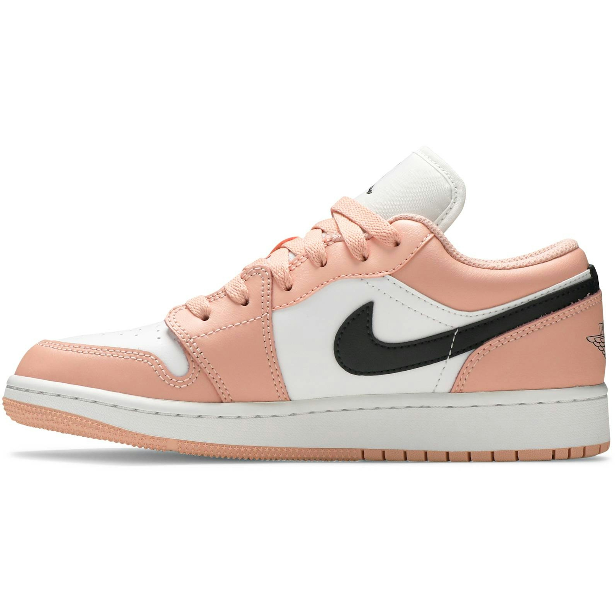 (Grade School) Air Jordan 1 Low Light Arctic Pink 553560-800 Moroen - Image 3