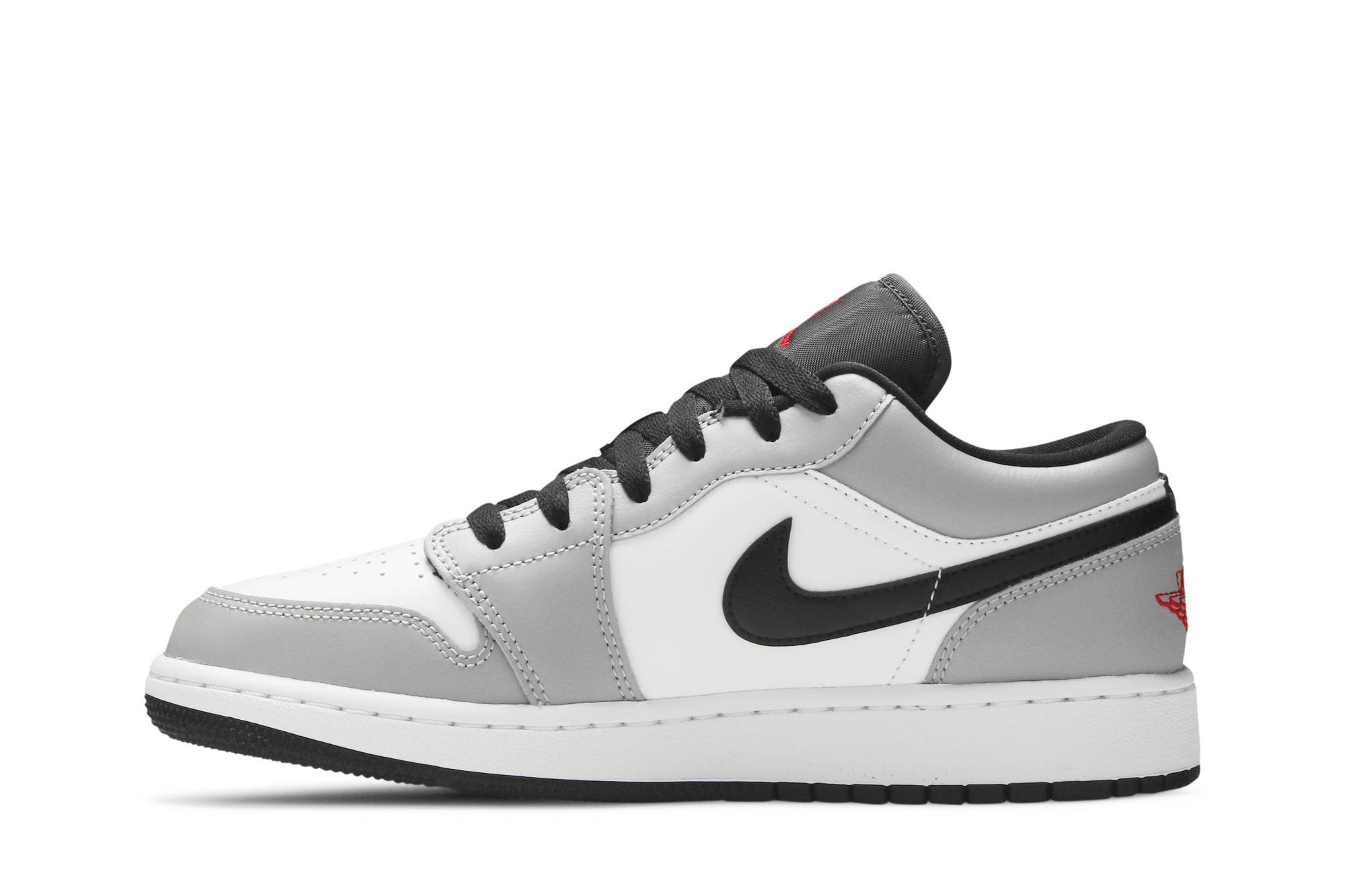 (Grade School) Air Jordan 1 Low 'Light Smoke Grey' 553560-030 - Image 10