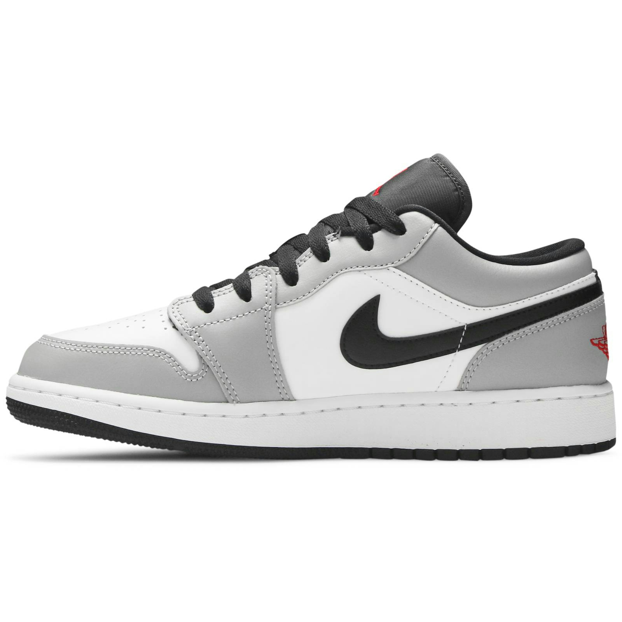 (Grade School) Air Jordan 1 Low 'Light Smoke Grey' 553560-030 - Image 3