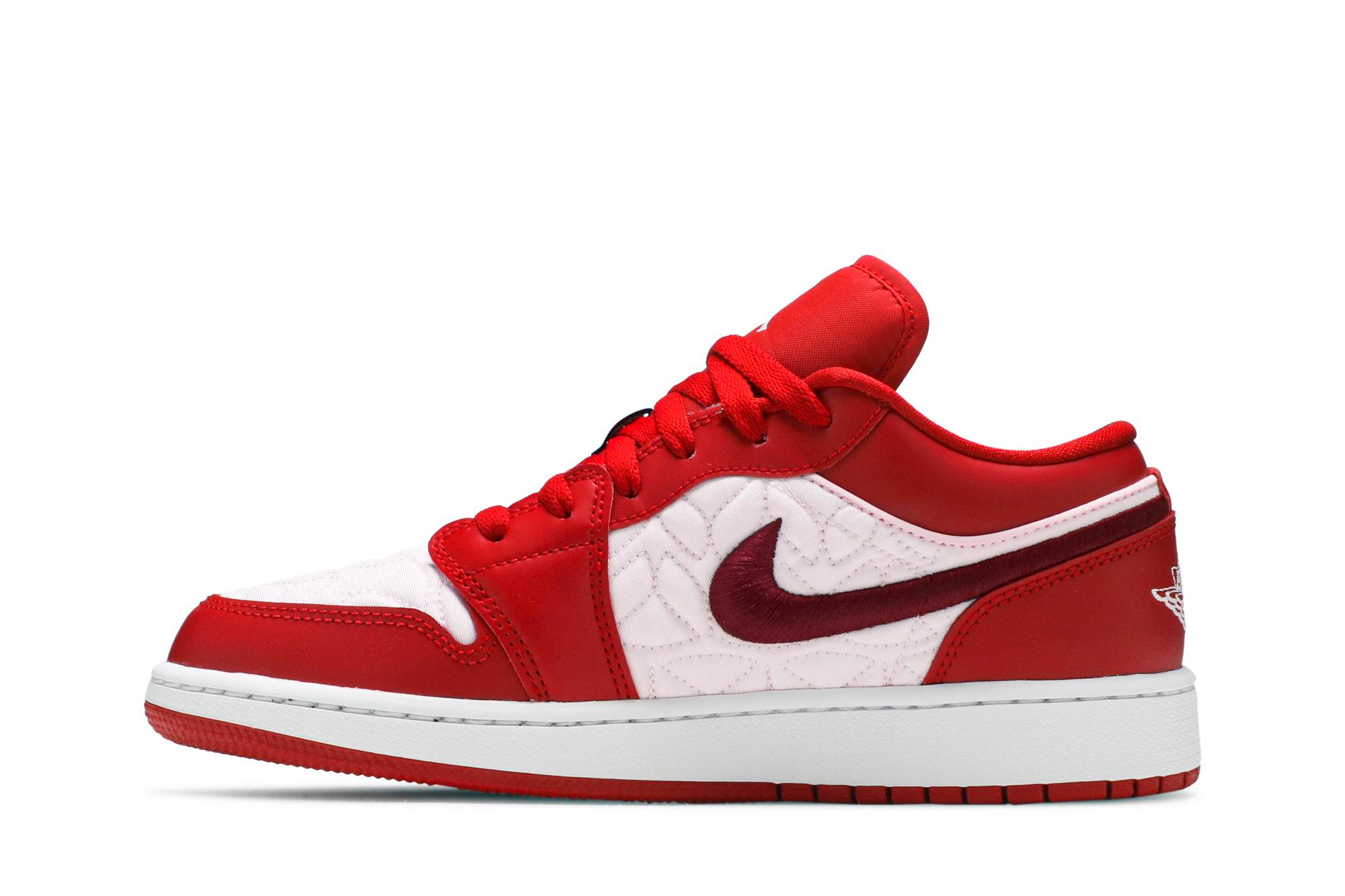 (Grade School) Air Jordan 1 Low 'Pink Quilt' DB3621-600 - Imagem 10