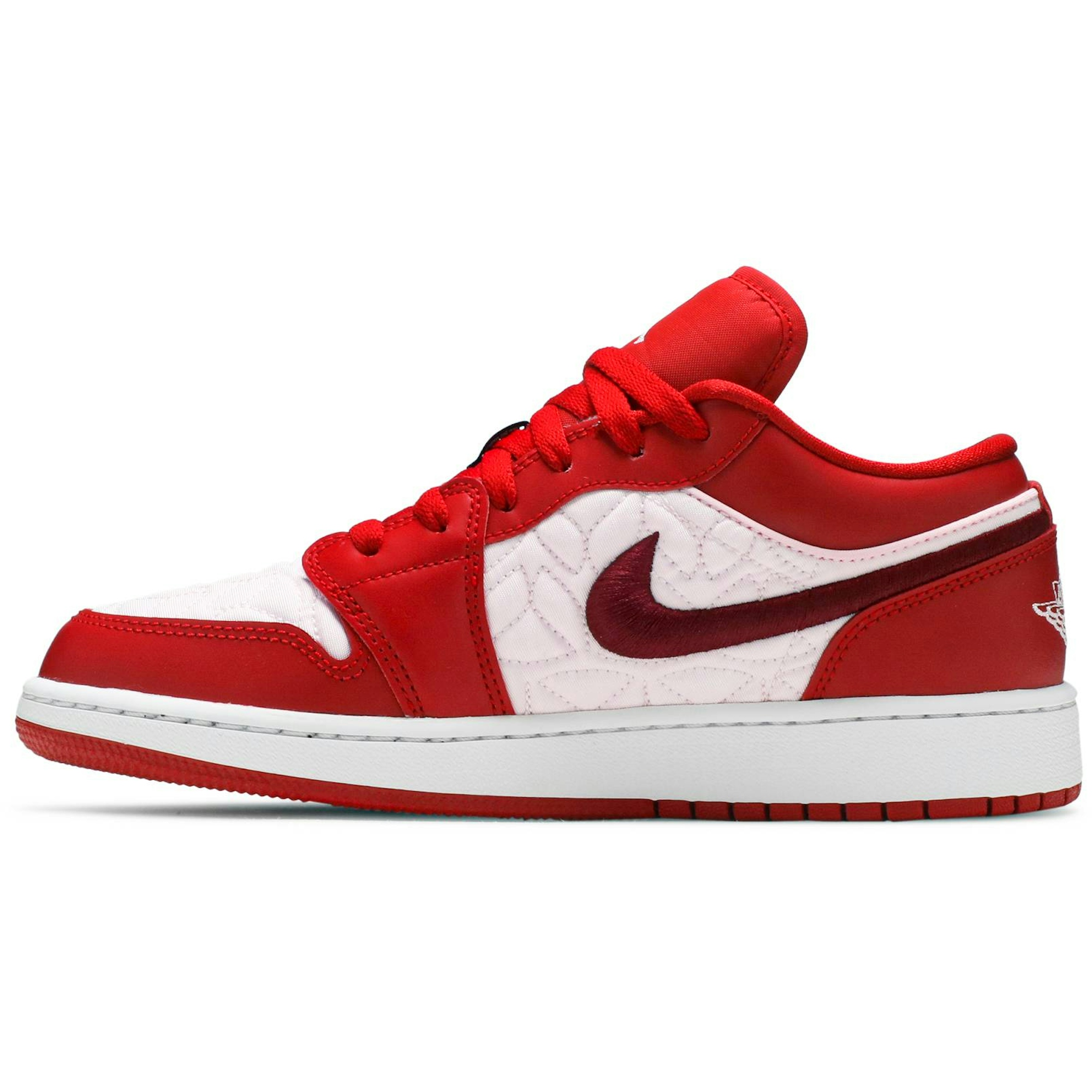 (Grade School) Air Jordan 1 Low 'Pink Quilt' DB3621-600 - Imagem 3