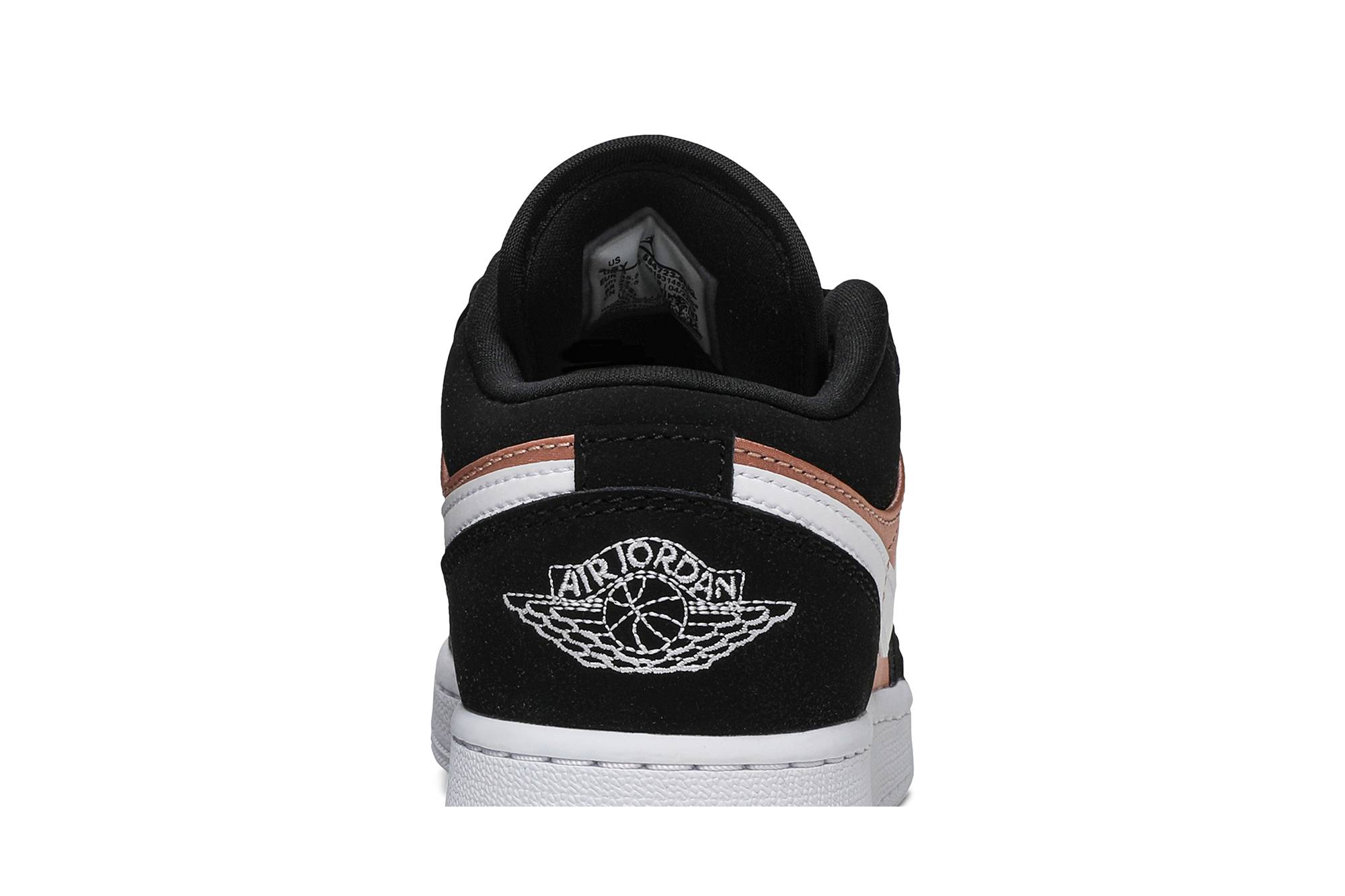 (Grade School) Air Jordan 1 Low 'White Rose Gold' 554723-090 - Image 14