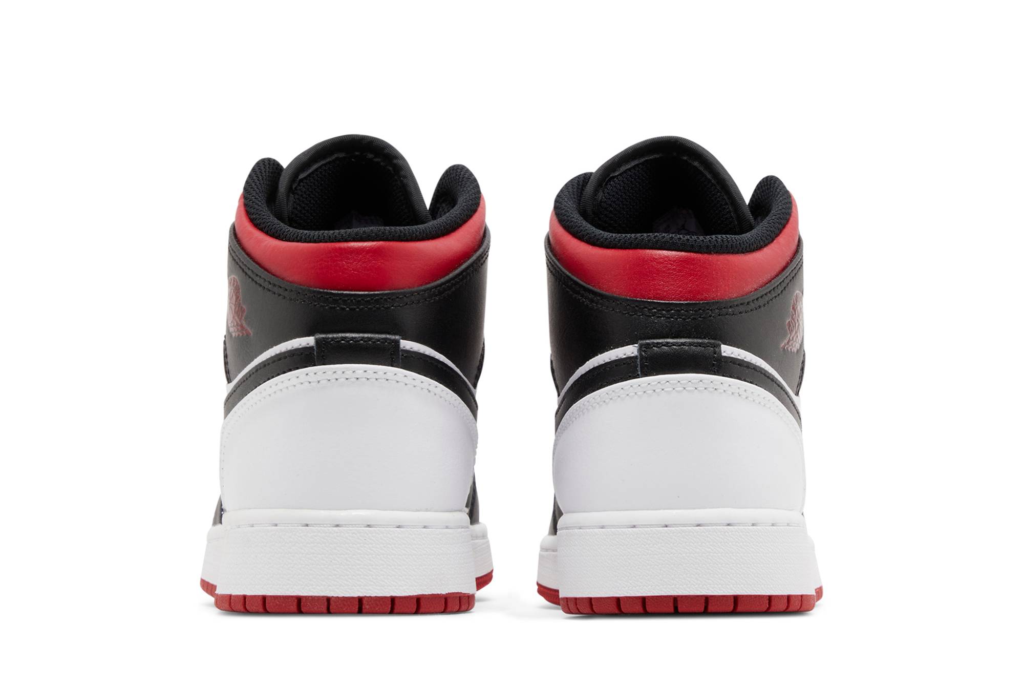 (Grade School) Air Jordan 1 Mid Gym Red Black Toe DQ8423-106 Coiloa - Image 6