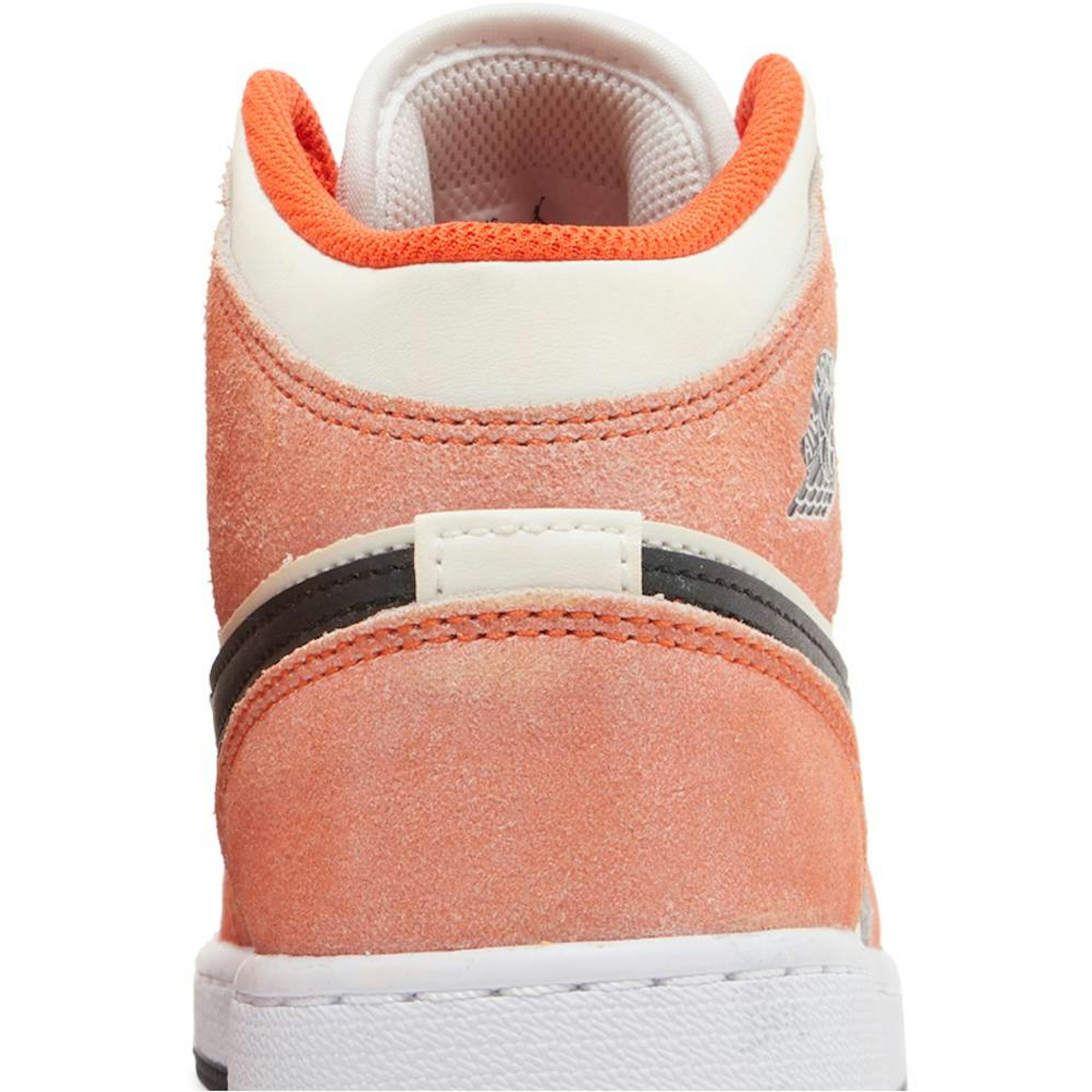 (Grade School) Air Jordan 1 Mid Orange Suede DV1336-800 Moroen - Image 7