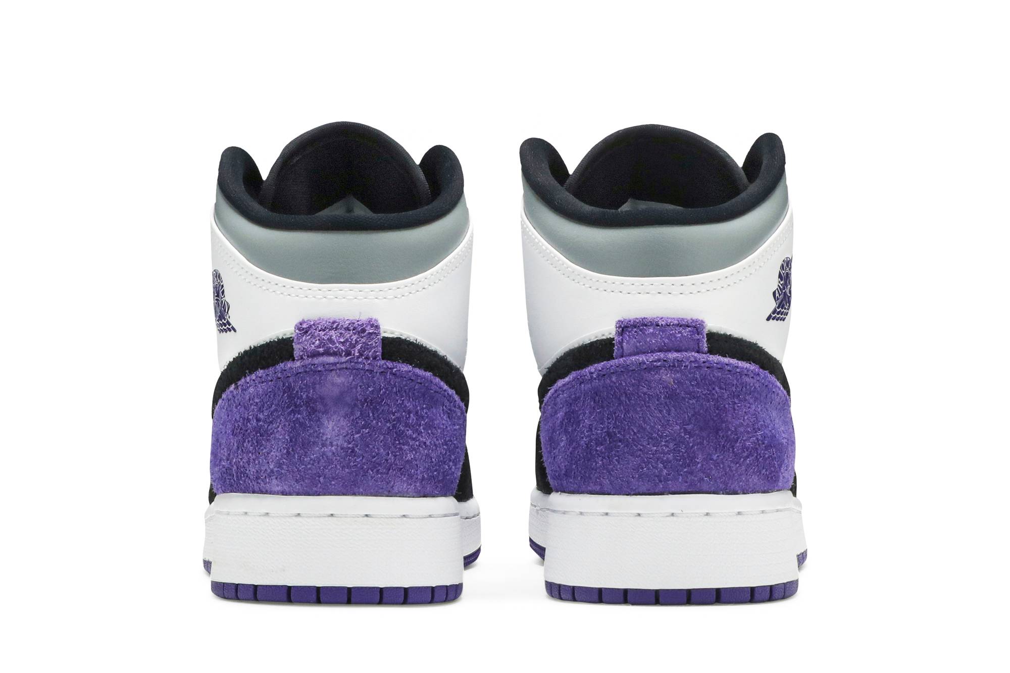 (Grade School) Air Jordan 1 Mid SE 'Varsity Purple' BQ6931-105 - Image 6