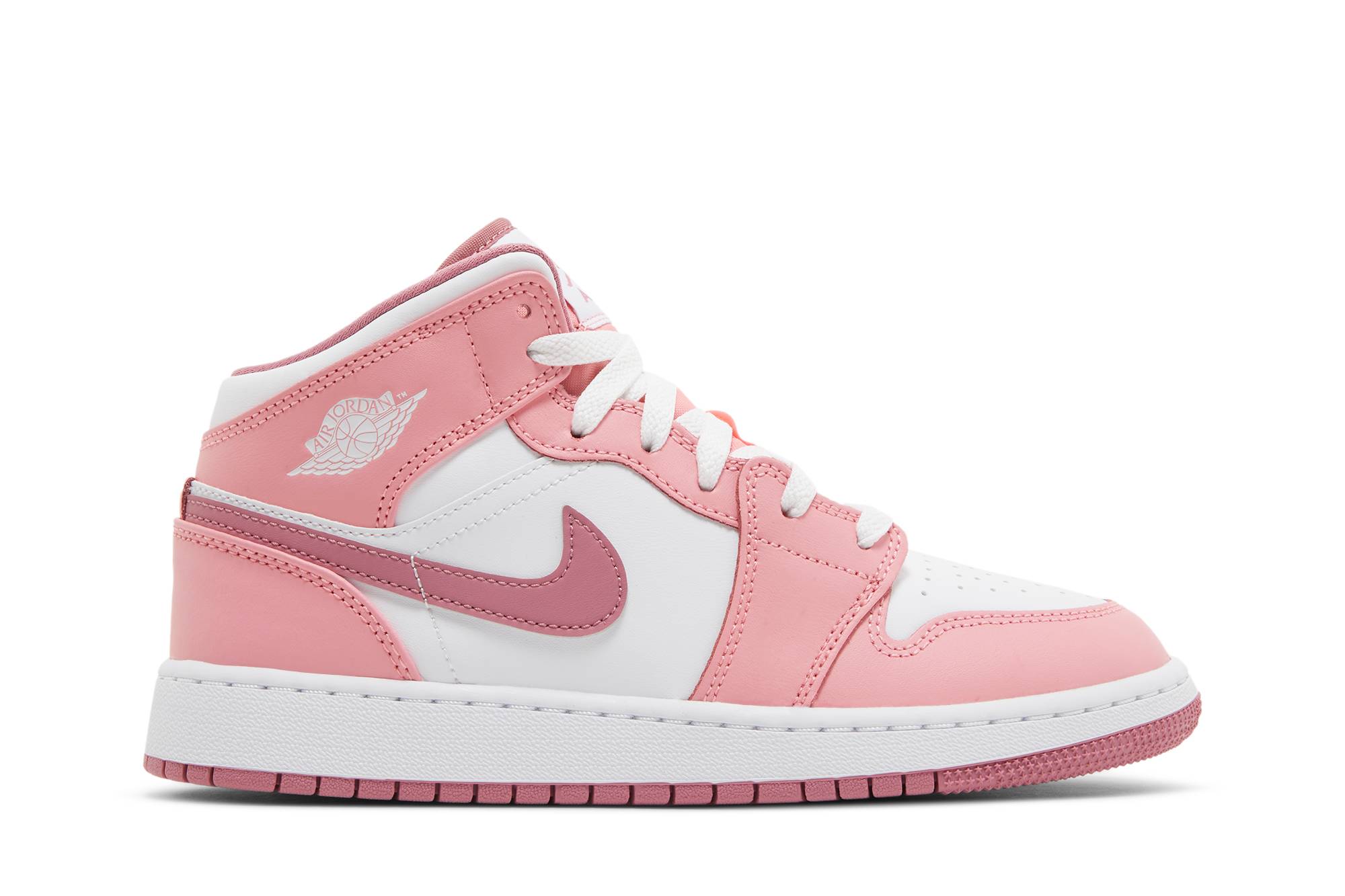 (Grade School) Air Jordan 1 Mid Valentines Day 2023 DQ8423-616 Moroen