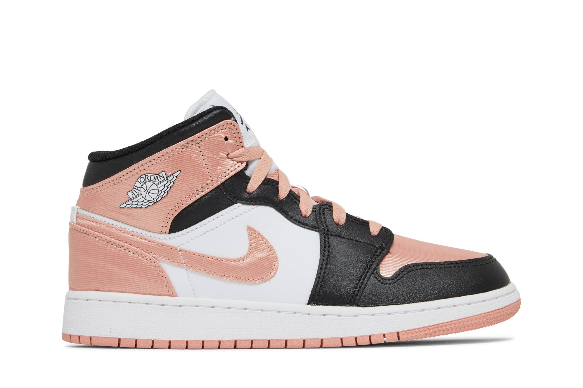 (Grade School) Air Jordan 1 Mid 'White Light Madder Root' DM9077-108