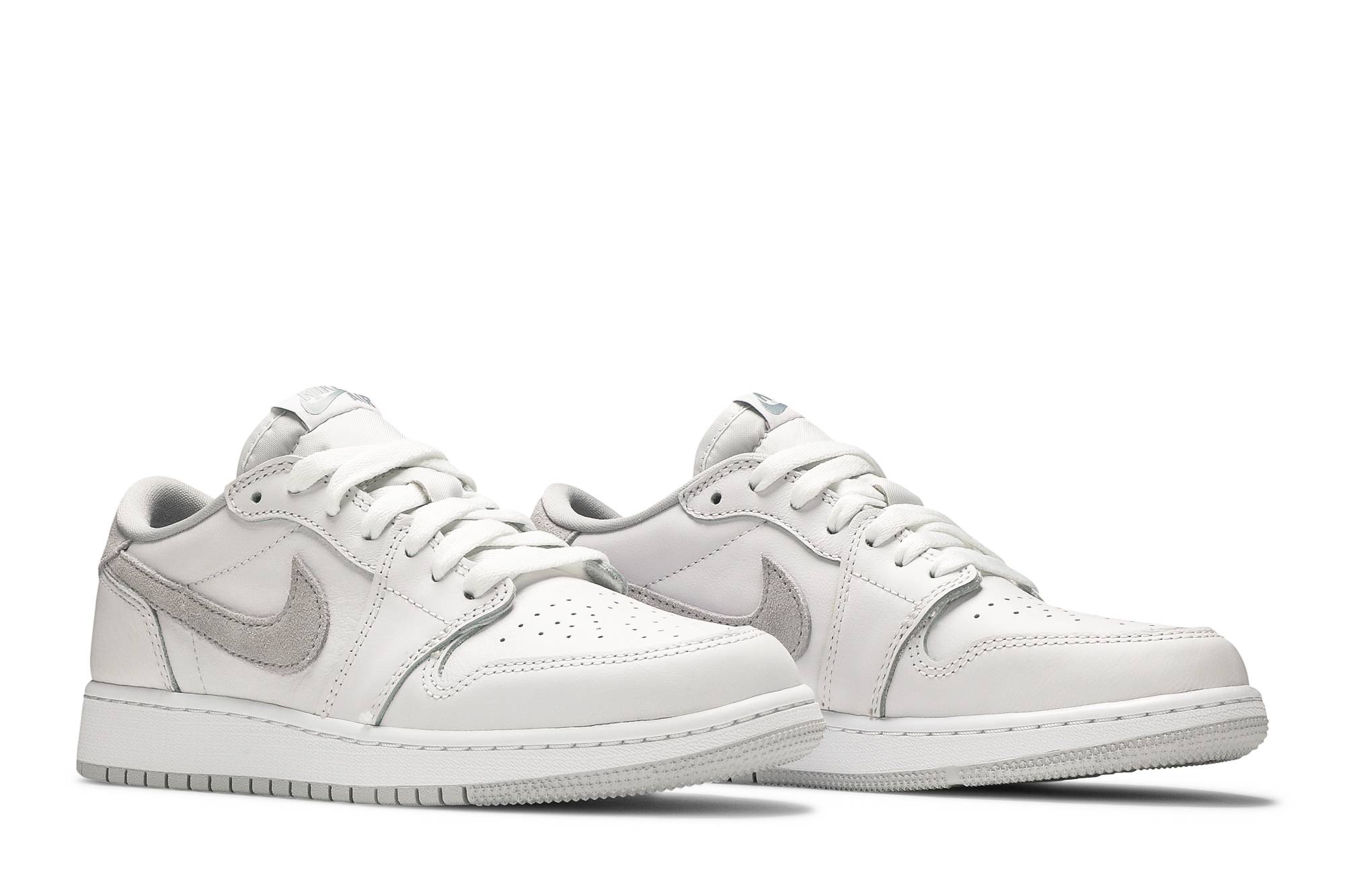 (Grade School) Air Jordan 1 Retro Low OG Neutral Grey 2021 CZ0858-100 Moroen - Image 8