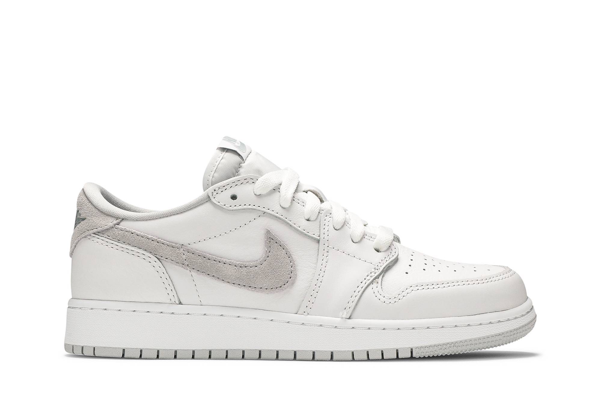 (Grade School) Air Jordan 1 Retro Low OG Neutral Grey 2021 CZ0858-100 Moroen