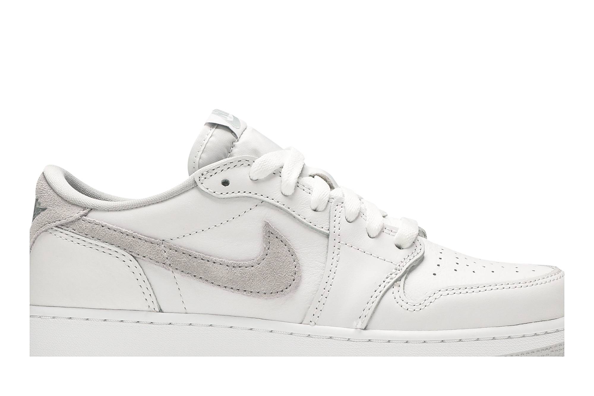(Grade School) Air Jordan 1 Retro Low OG Neutral Grey 2021 CZ0858-100 Moroen - Image 2
