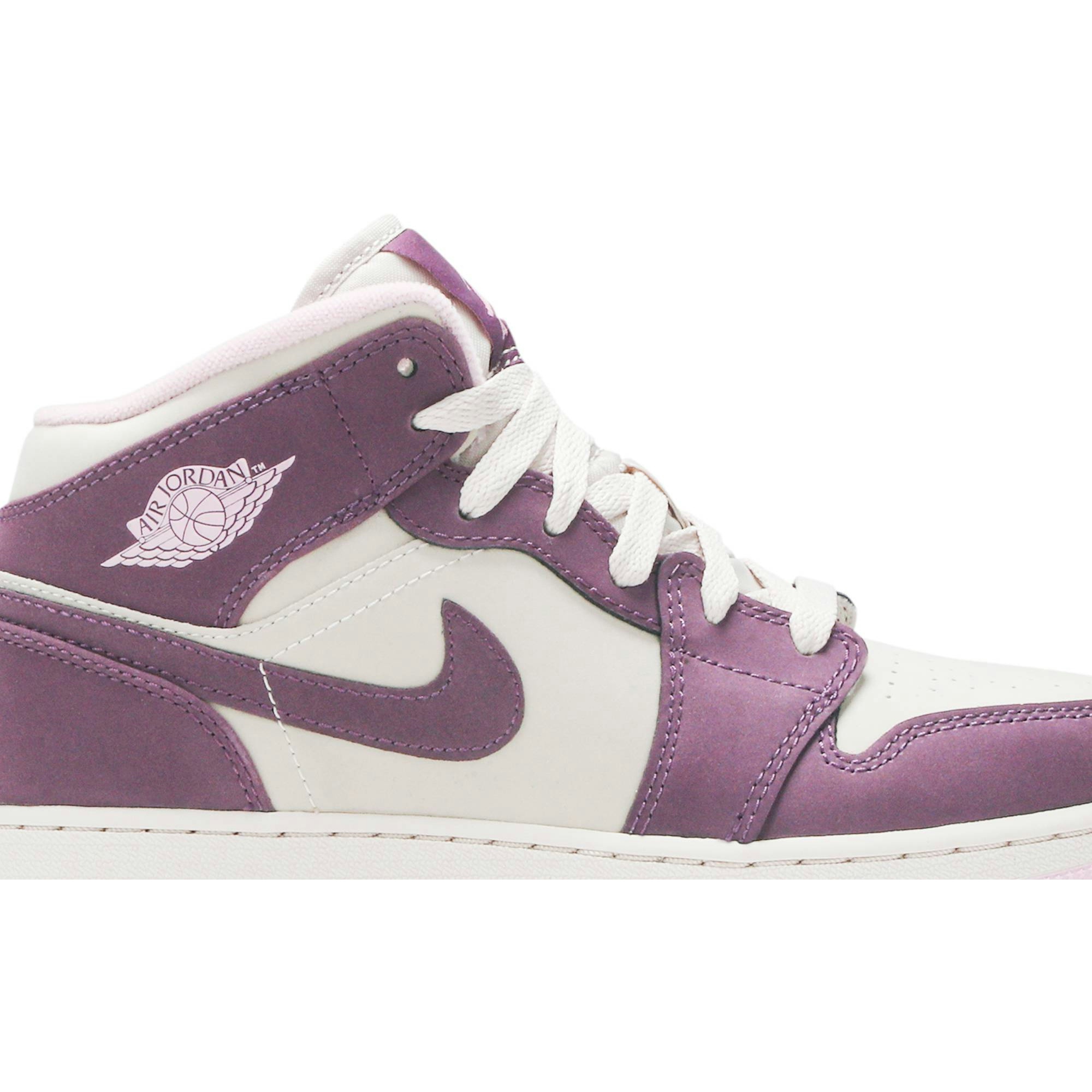 (Grade School) Air Jordan 1 Retro Mid 'Pro Purple' 555112-500 - Image 2