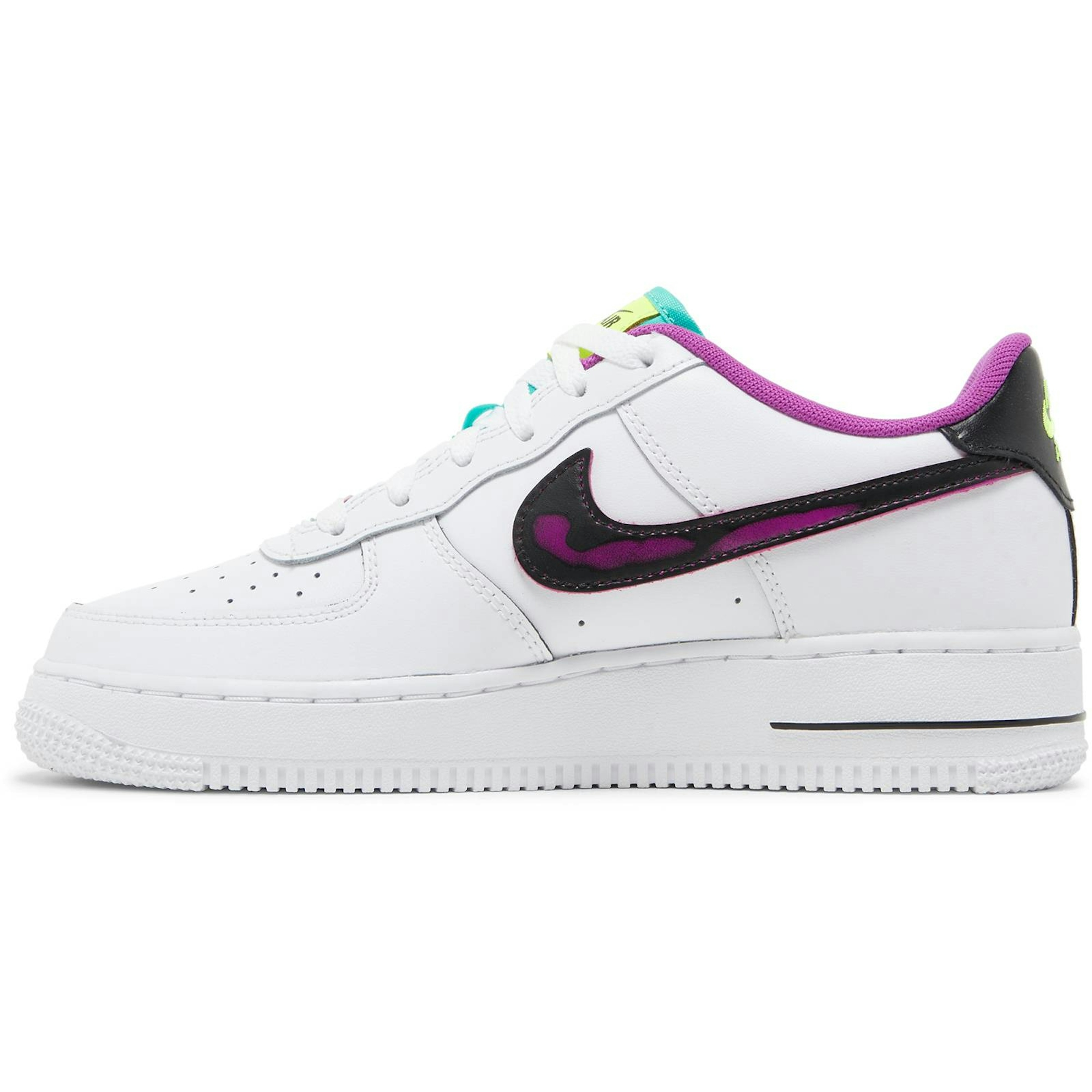 (Grade School) Nike Air Force 1 LV8 Just Do It! DX3933-100 Coiloa - Afbeelding 3