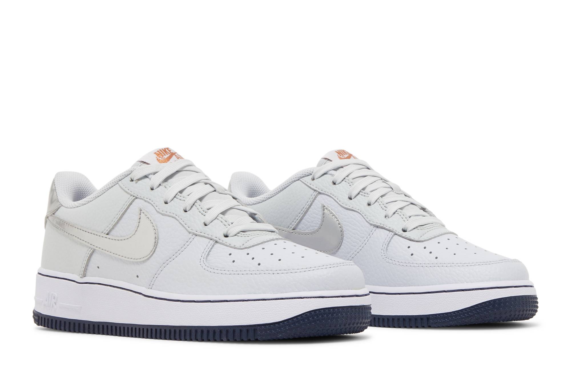 (Grade School) Nike Air Force 1 'Pure Platinum Barely Grape' CT3839-004 - Afbeelding 8