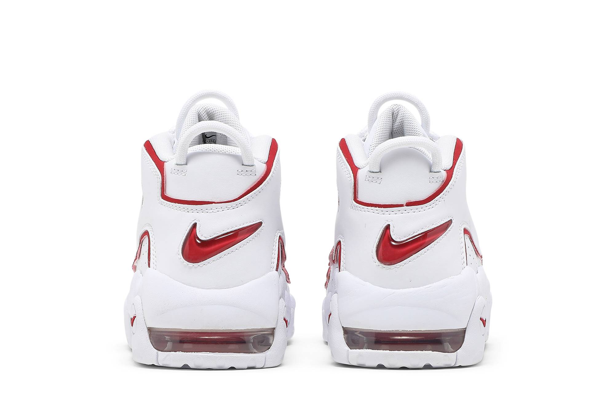 (Grade School) Nike Air More Uptempo 2021 White Varsity Red DJ5988-100 Coiloa - immagine 6
