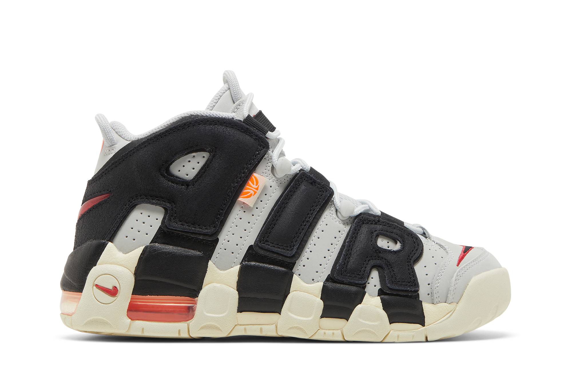(Grade School) Nike Air More Uptempo Hoops DX3360-001 Coiloa