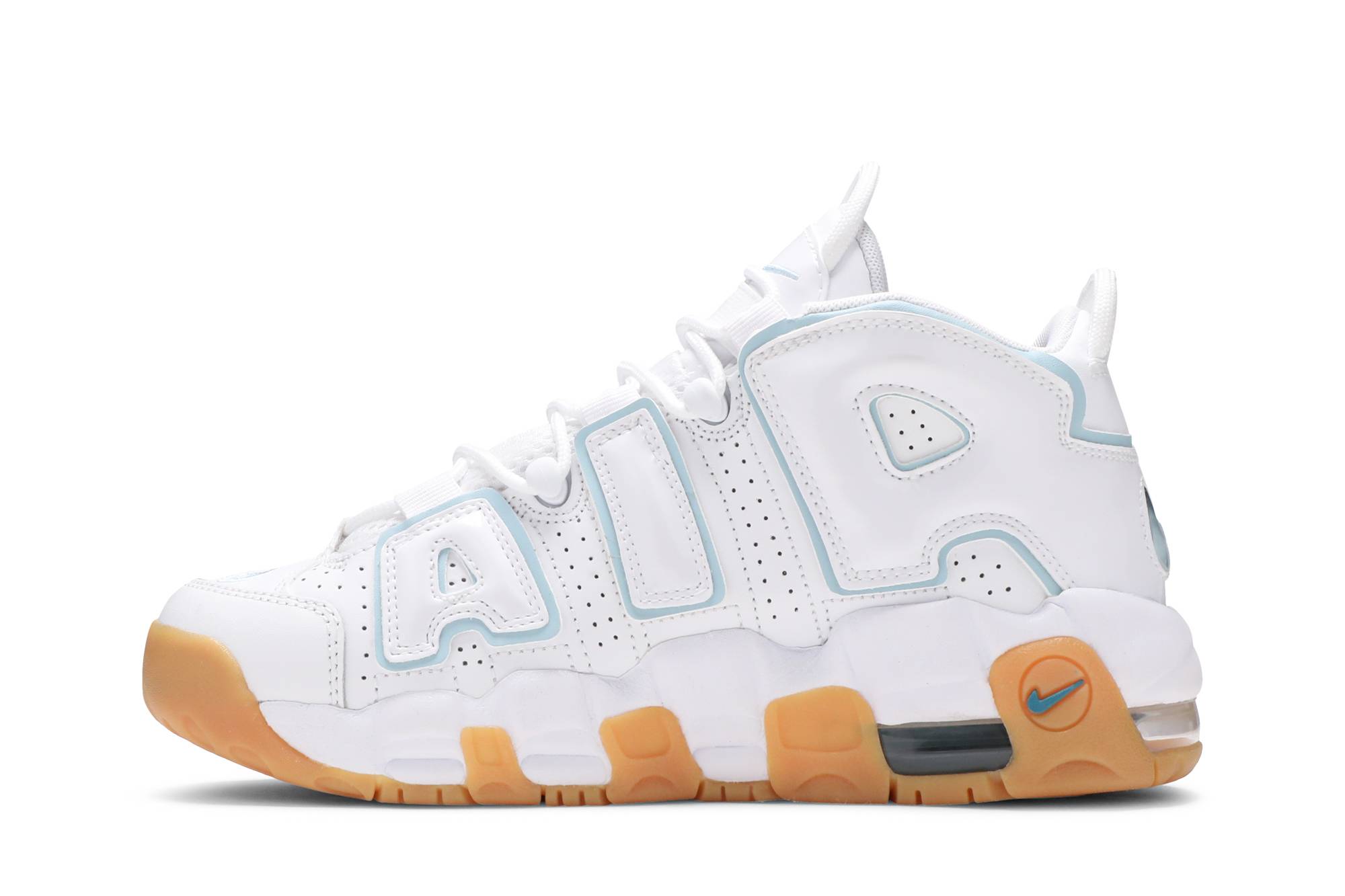 (Grade School) Nike Air More Uptempo 'Ocean Bliss' 415082-107 - Image 10