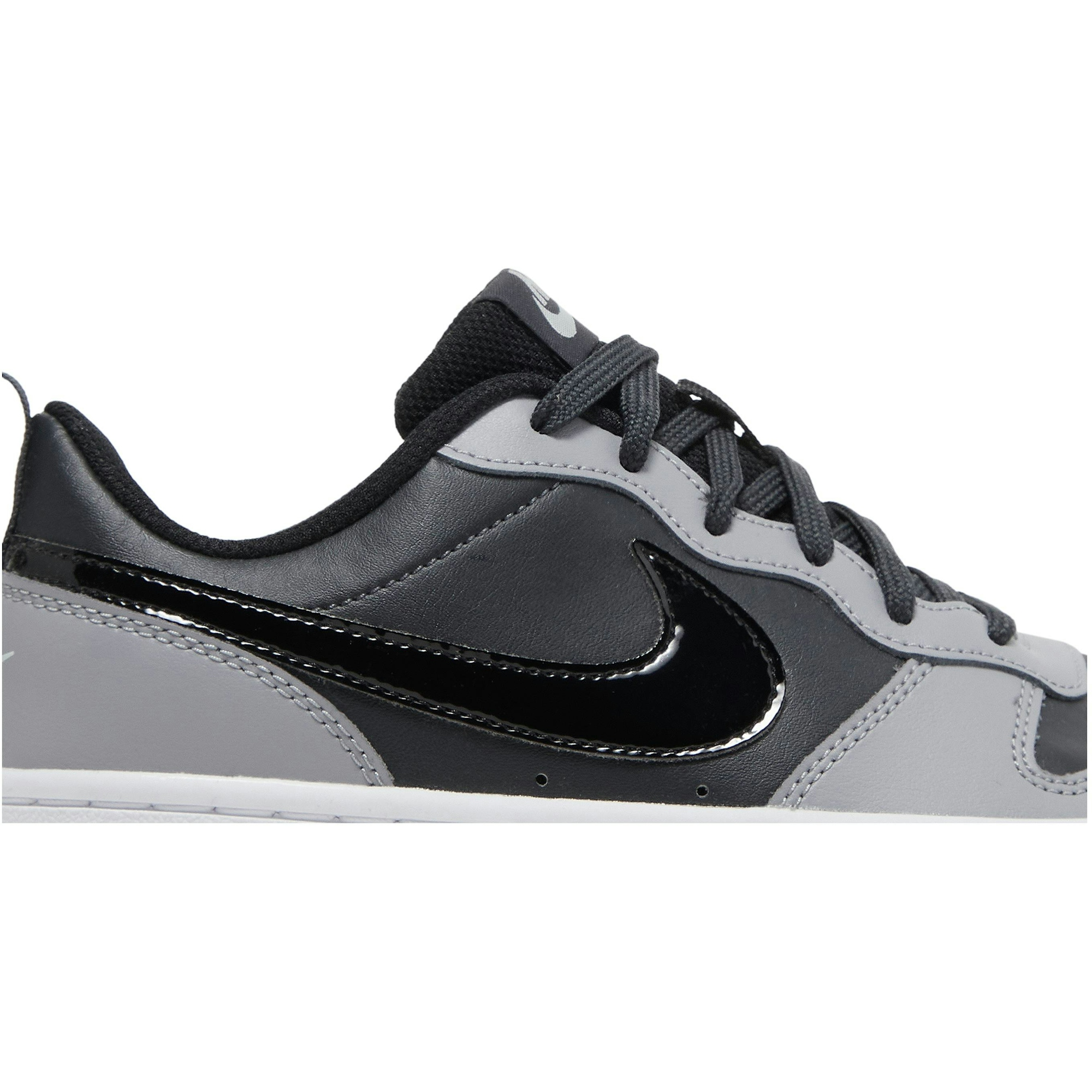 (Grade School) Nike Court Borough Low 2 'Anthracite Stadium Grey' BQ5448-014 - Image 2