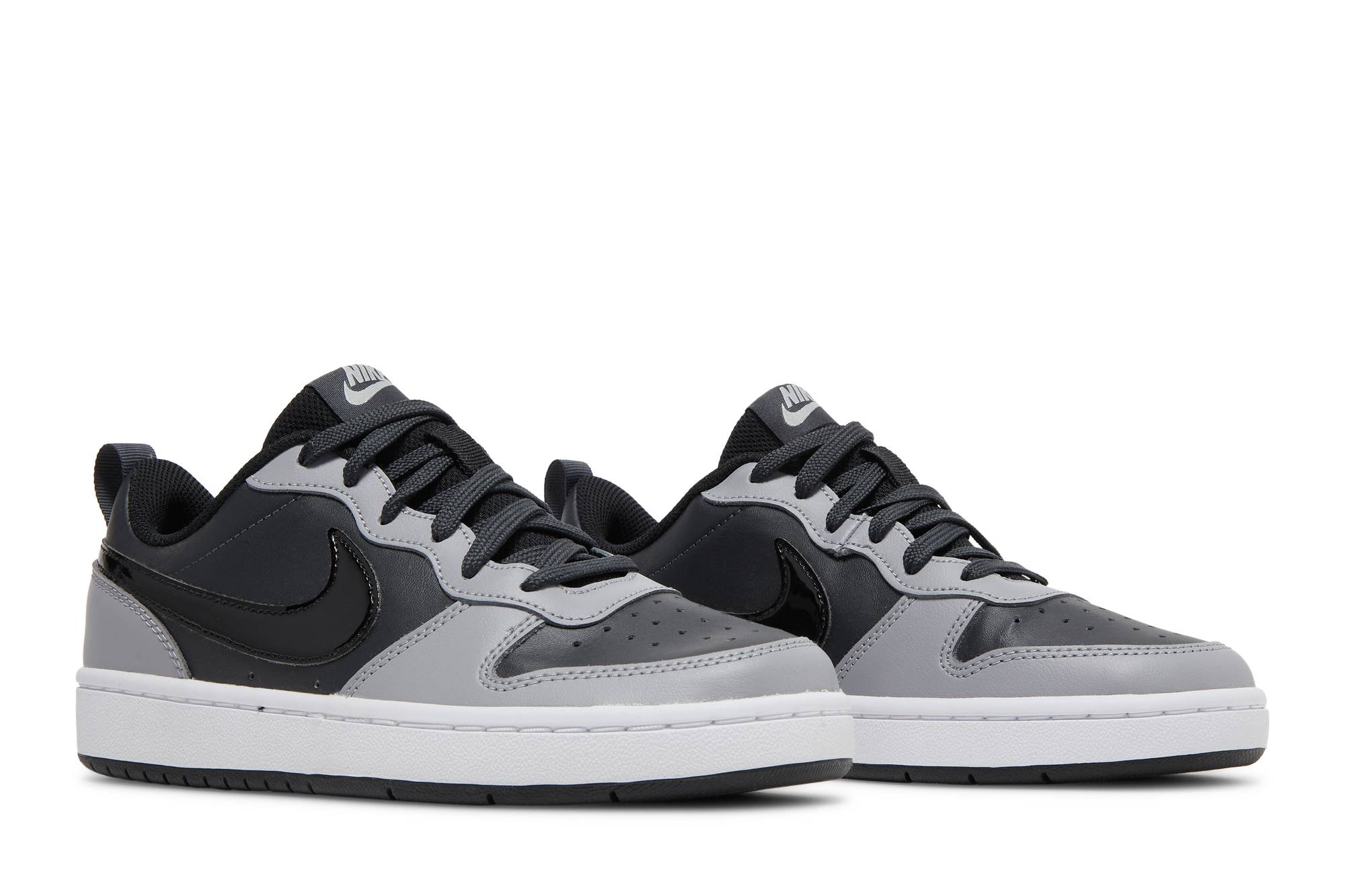 (Grade School) Nike Court Borough Low 2 'Anthracite Stadium Grey' BQ5448-014 - Image 8
