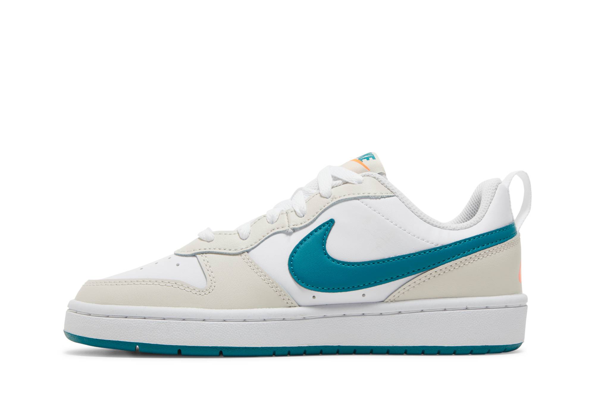 (Grade School) Nike Court Borough Low 2 'Cream Teal' BQ5448-017 - Image 10