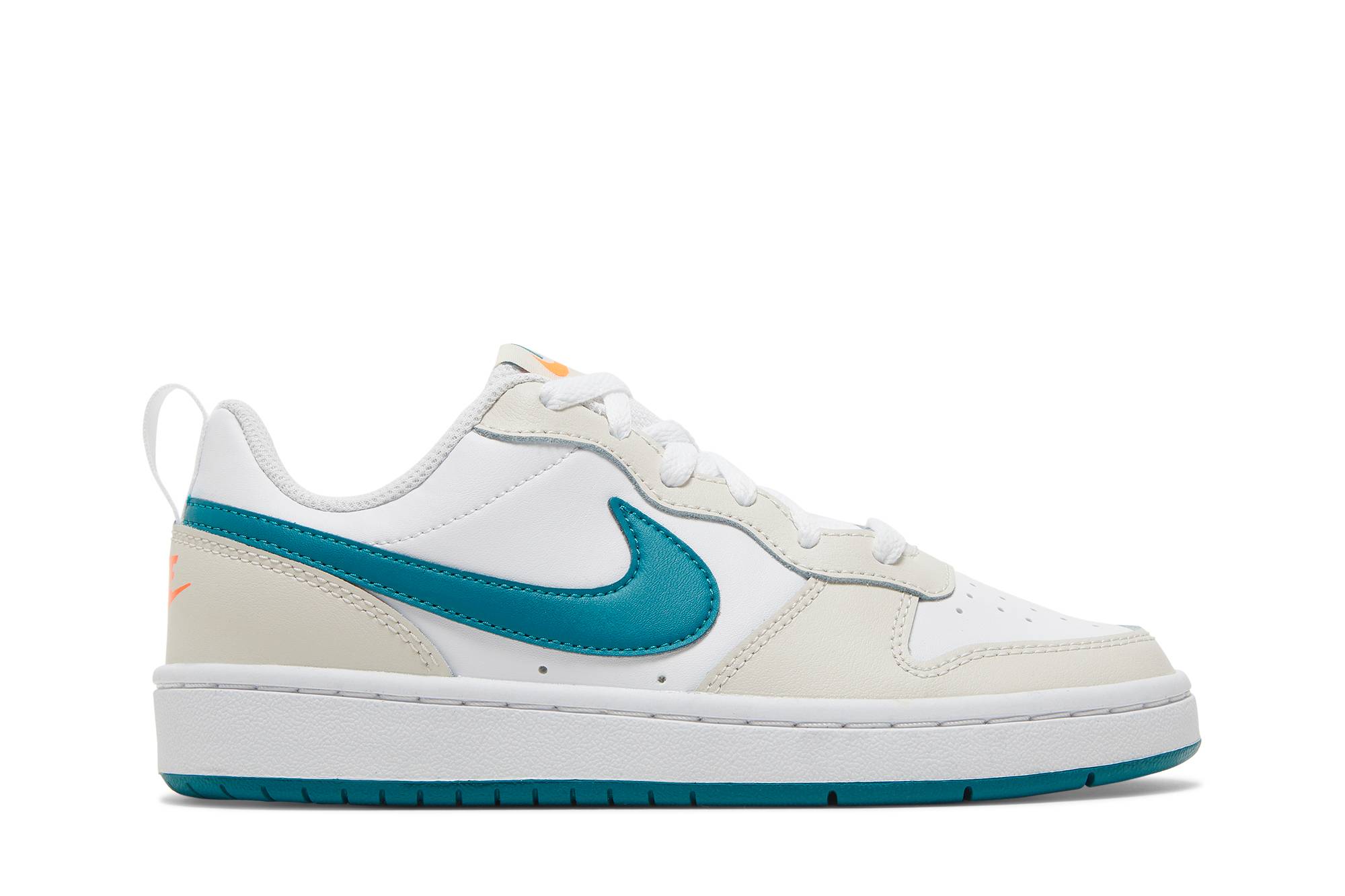 (Grade School) Nike Court Borough Low 2 'Cream Teal' BQ5448-017