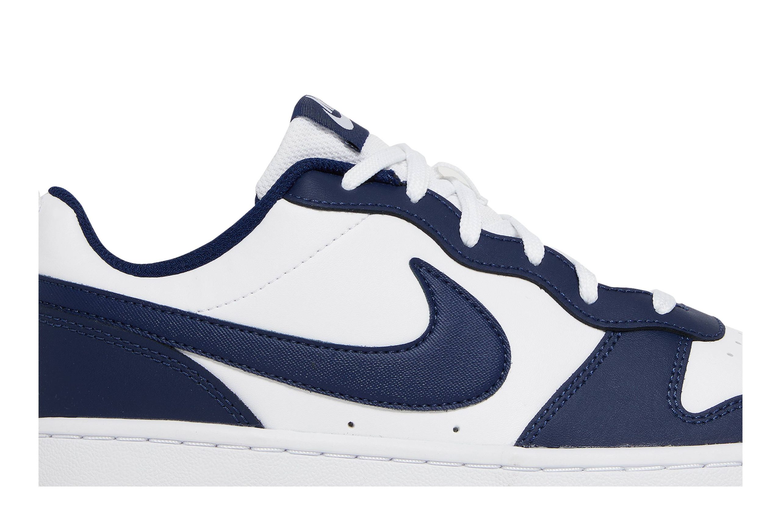 (Grade School) Nike Court Borough Low 2 'White Blue Void' BQ5448-107 - Image 2