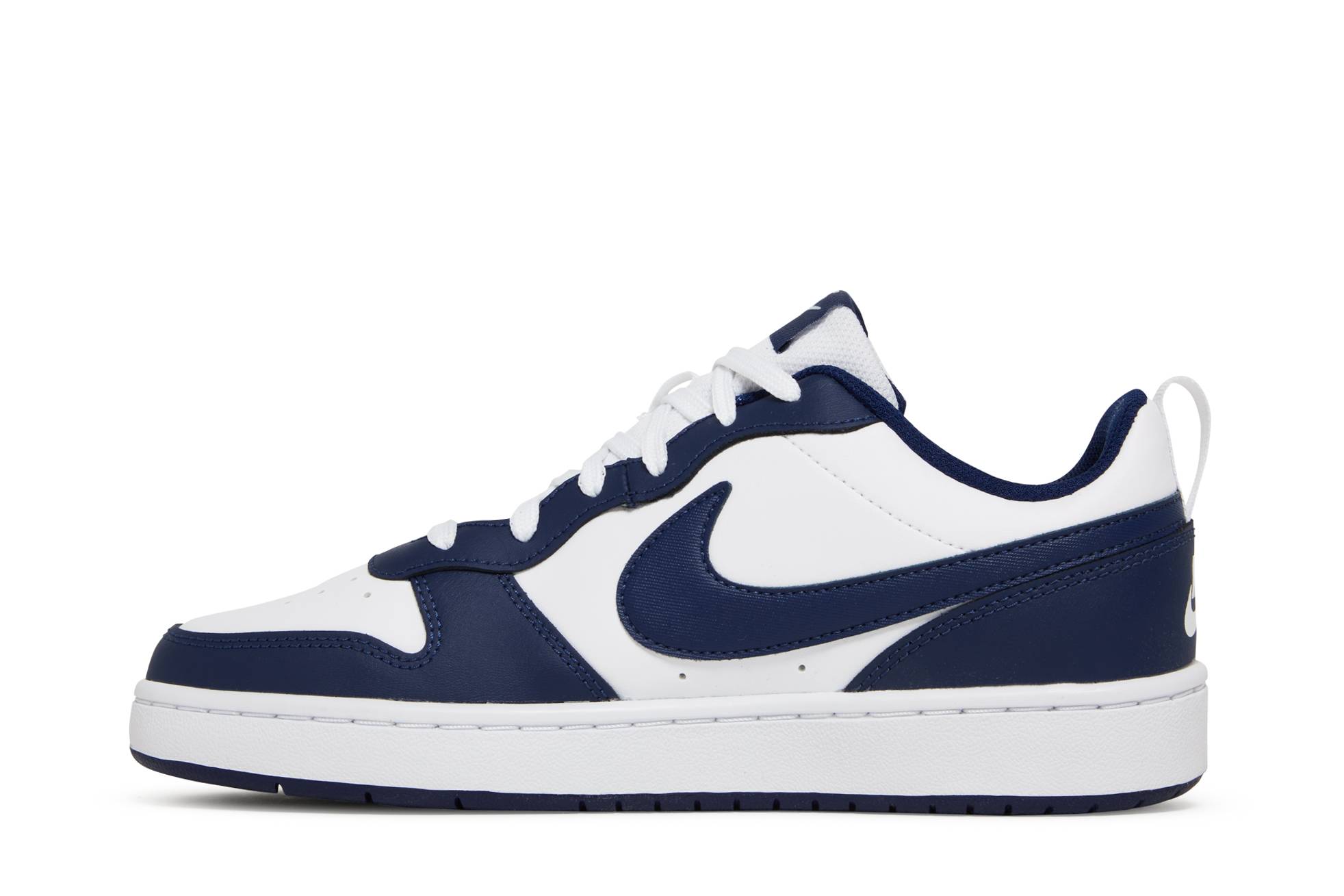 (Grade School) Nike Court Borough Low 2 'White Blue Void' BQ5448-107 - Image 3