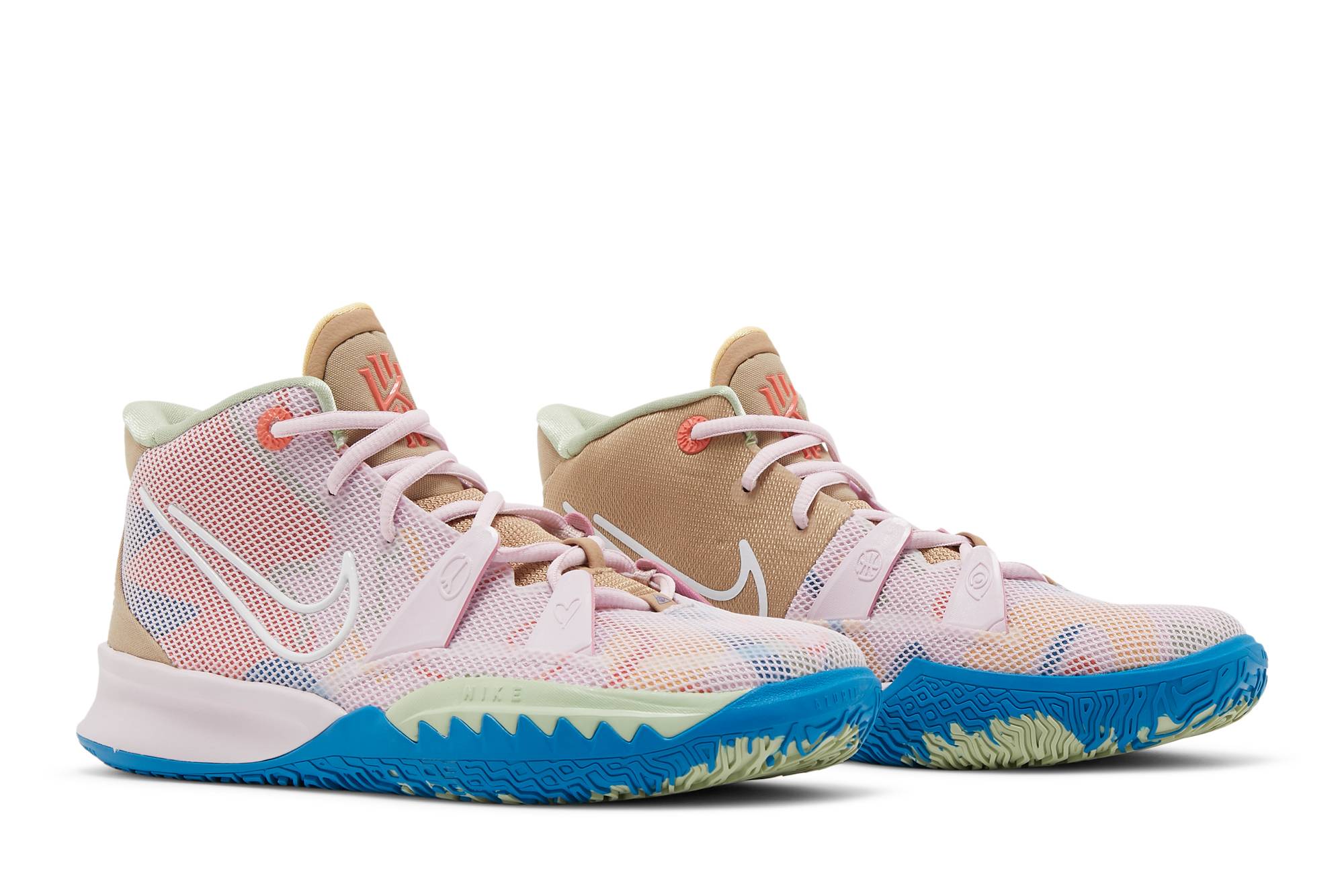 (Grade School) Nike Kyrie 7 1 World 1 People - Regal Pink CT4080-600 Moroen - Image 8