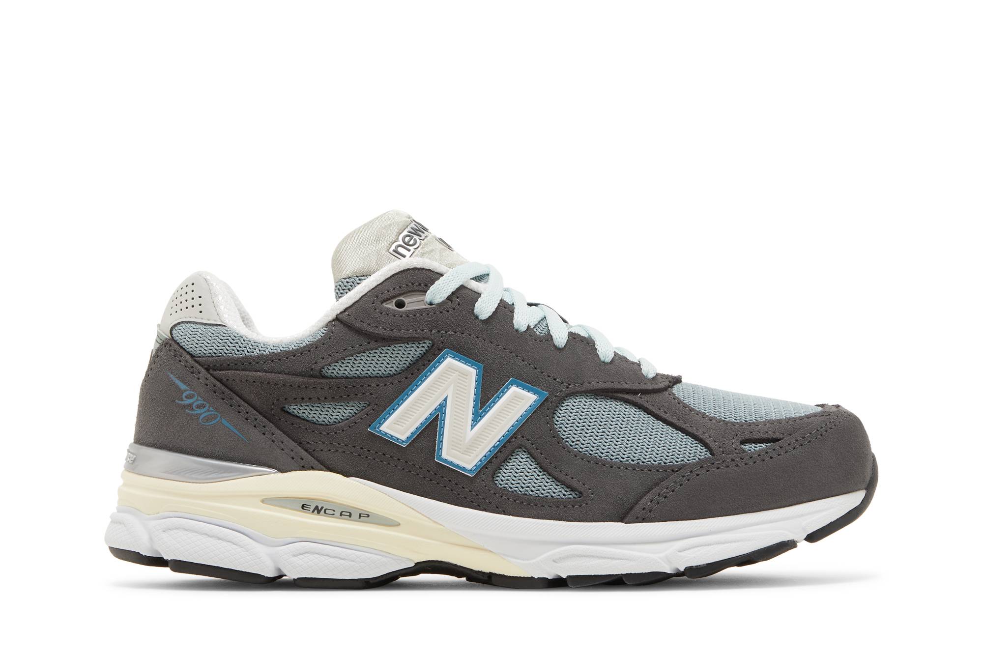 KITH x New Balance 990v3 Made in USA Steel Blue M990KS3 Gloiber