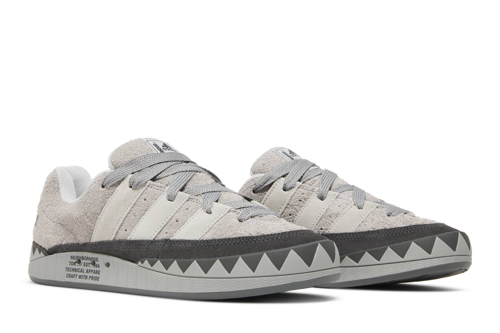 NEIGHBORHOOD x adidas Originals Adimatic 'Solid Gray/Stone' HP6771 - Image 8