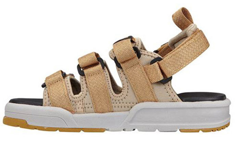 New Balance 3205 Lightweight Cozy Velcro Casual Brown Sandals Brown Beige White SD3205YE2 Simpleartly Store