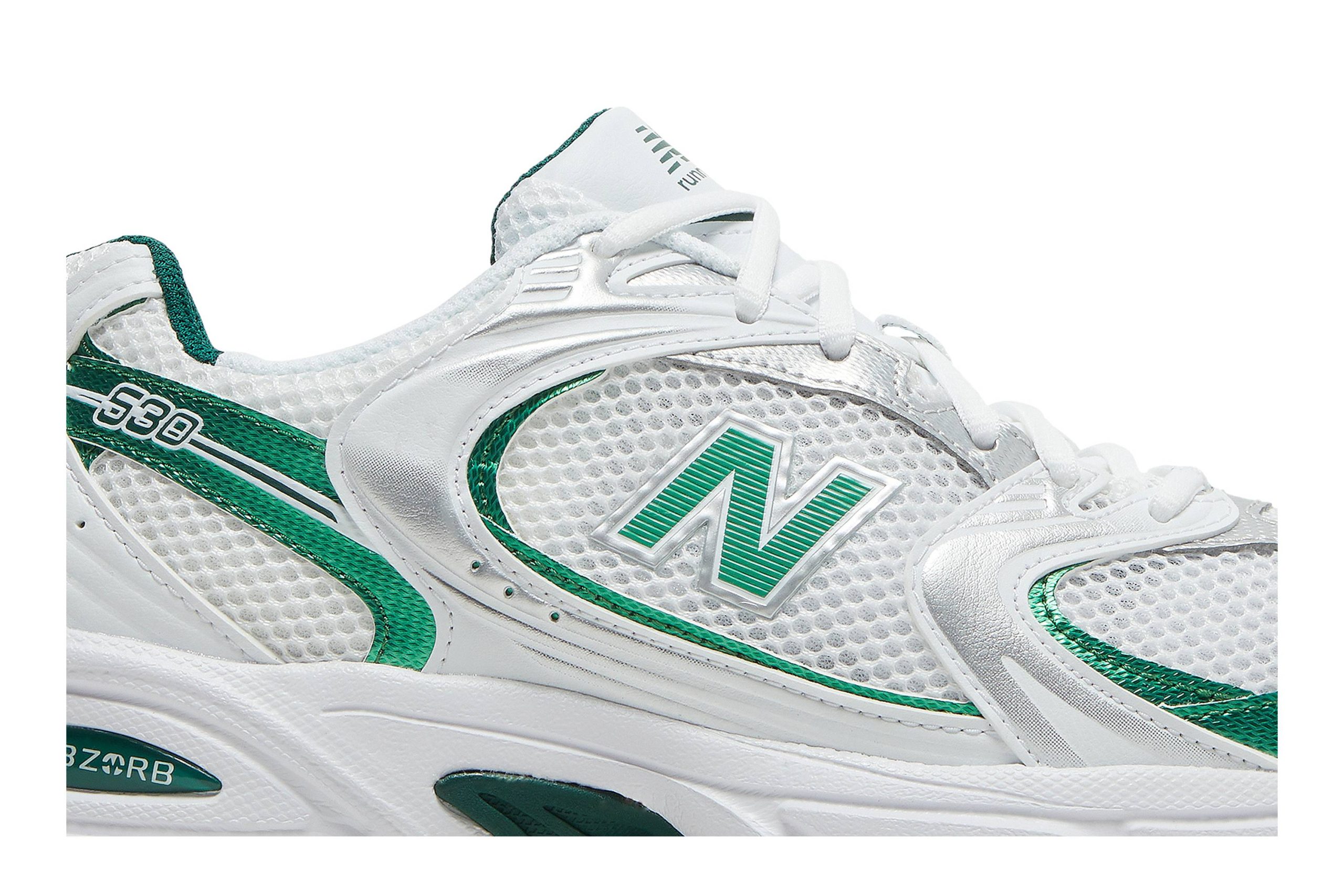 New Balance 530 White Nightwatch Green MR530ENG Moroen - Image 2