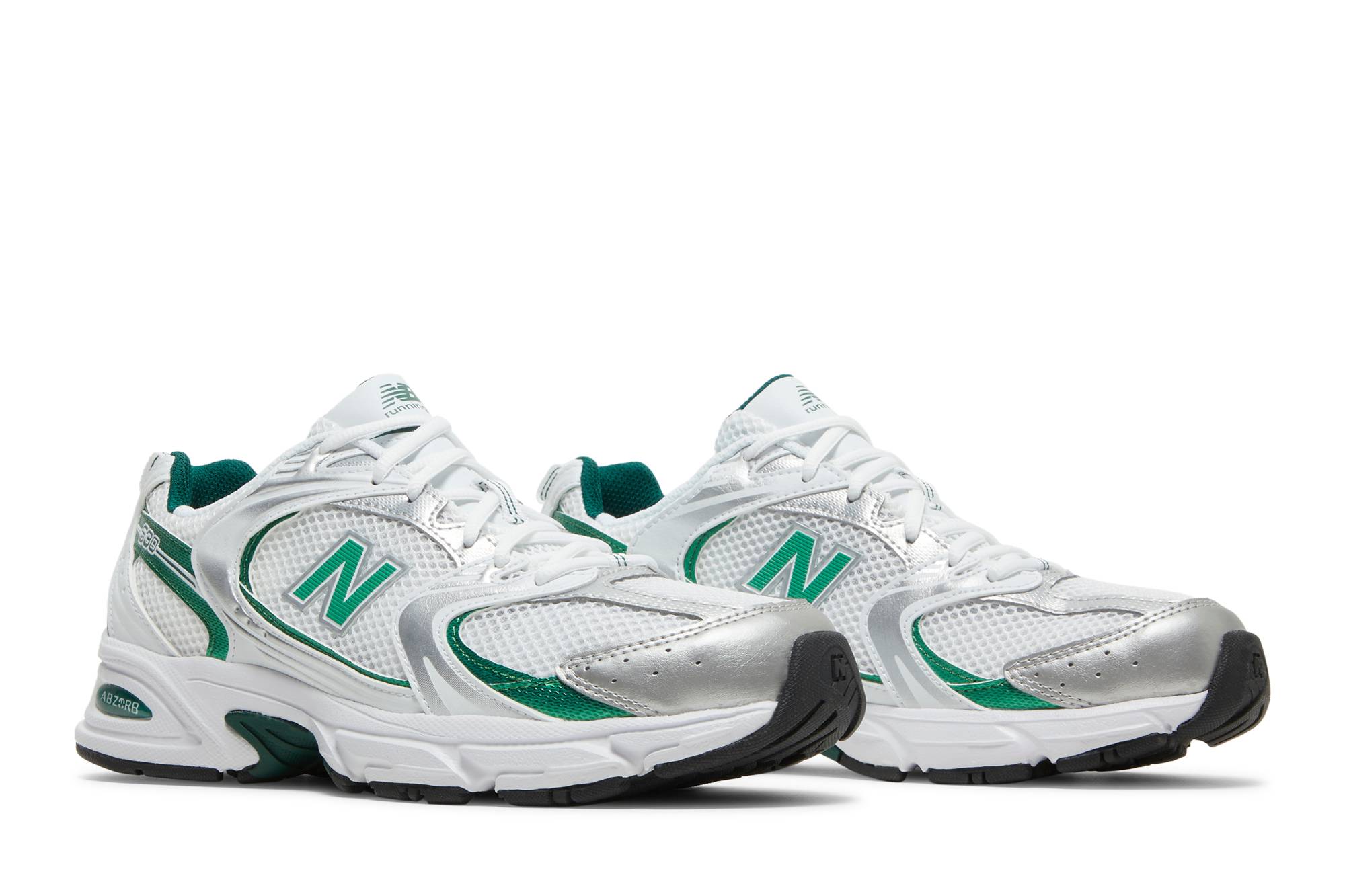 New Balance 530 White Nightwatch Green MR530ENG Moroen - Image 8