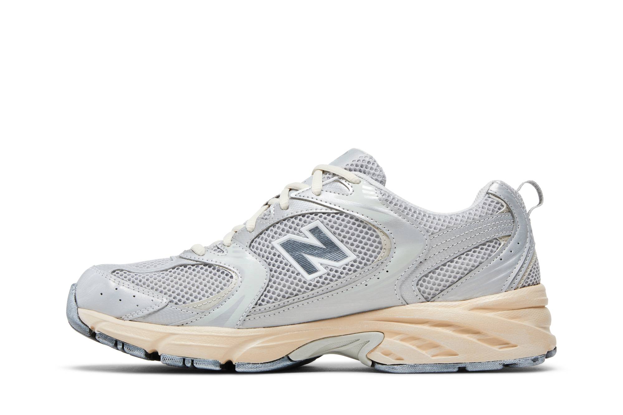 New Balance 530 White Silver Metallic MR530VS Moroen - Image 3